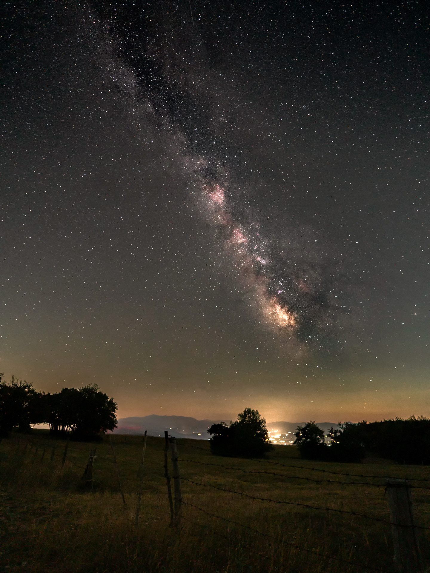 Via lattea dal Monte San Vicino