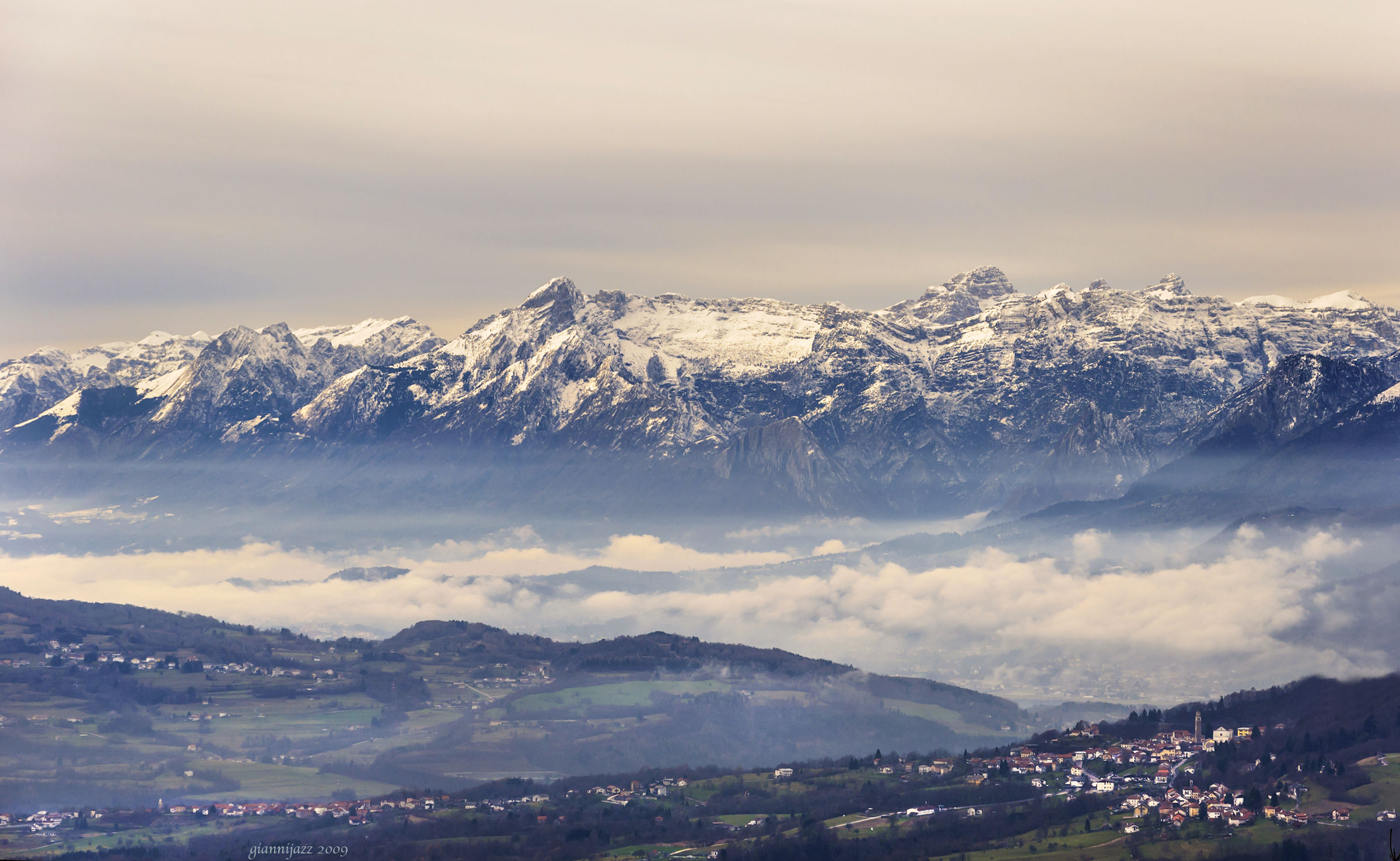 Belluno Pre-Alps, the end of November.