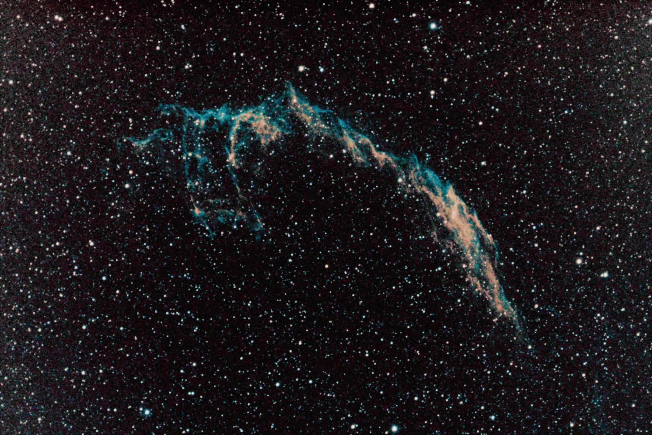 NGC 6995 nella costellazione del Cigno
