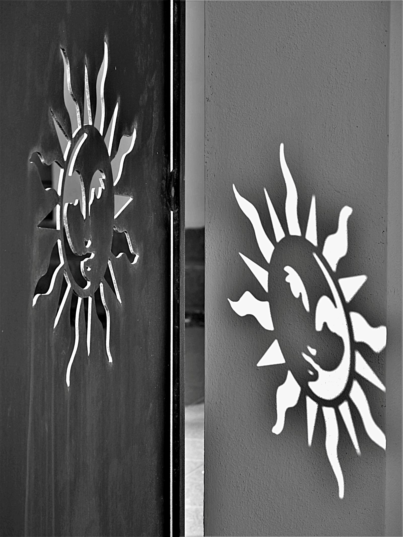 The shadow of the sun
