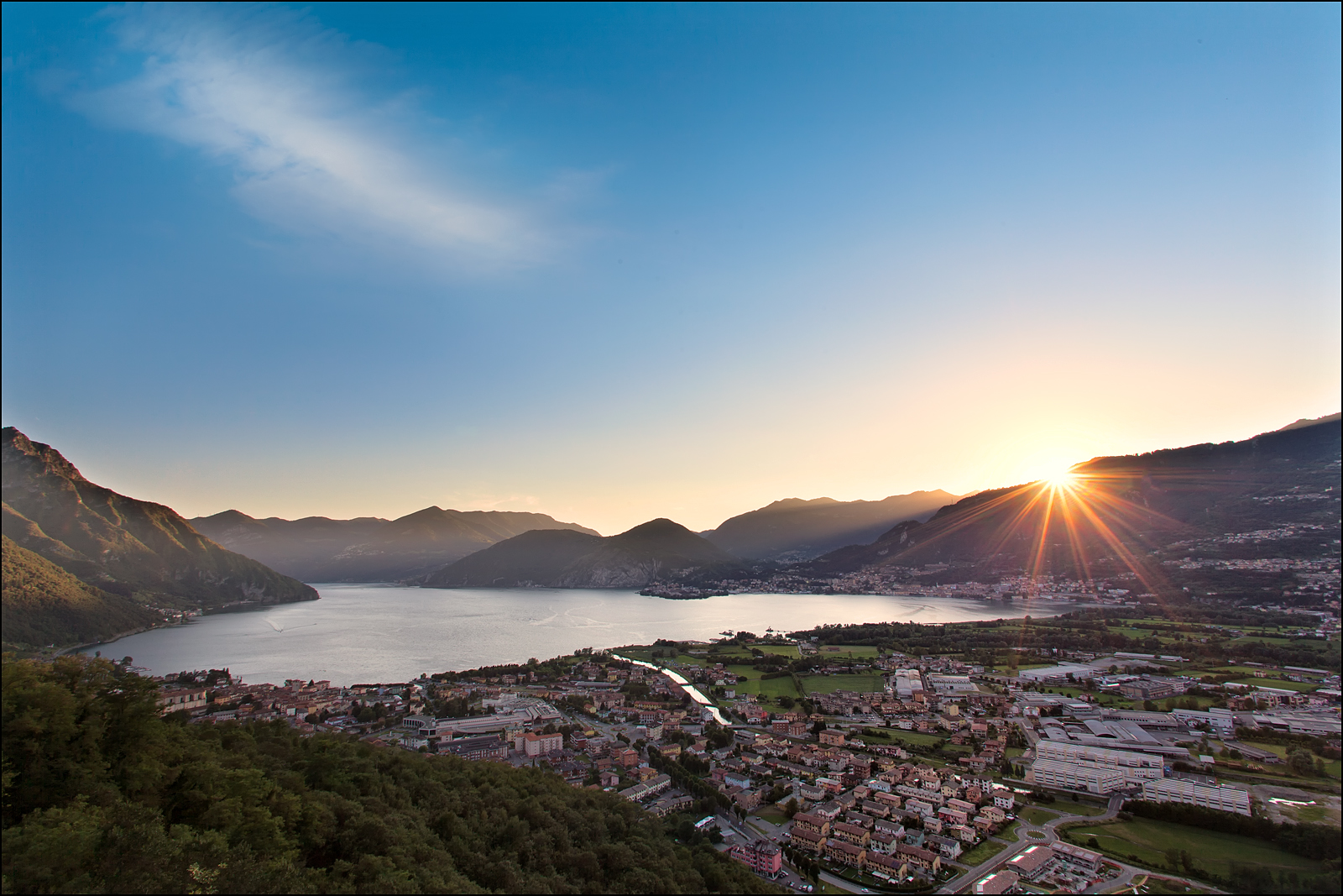 A sud del lago d'Iseo