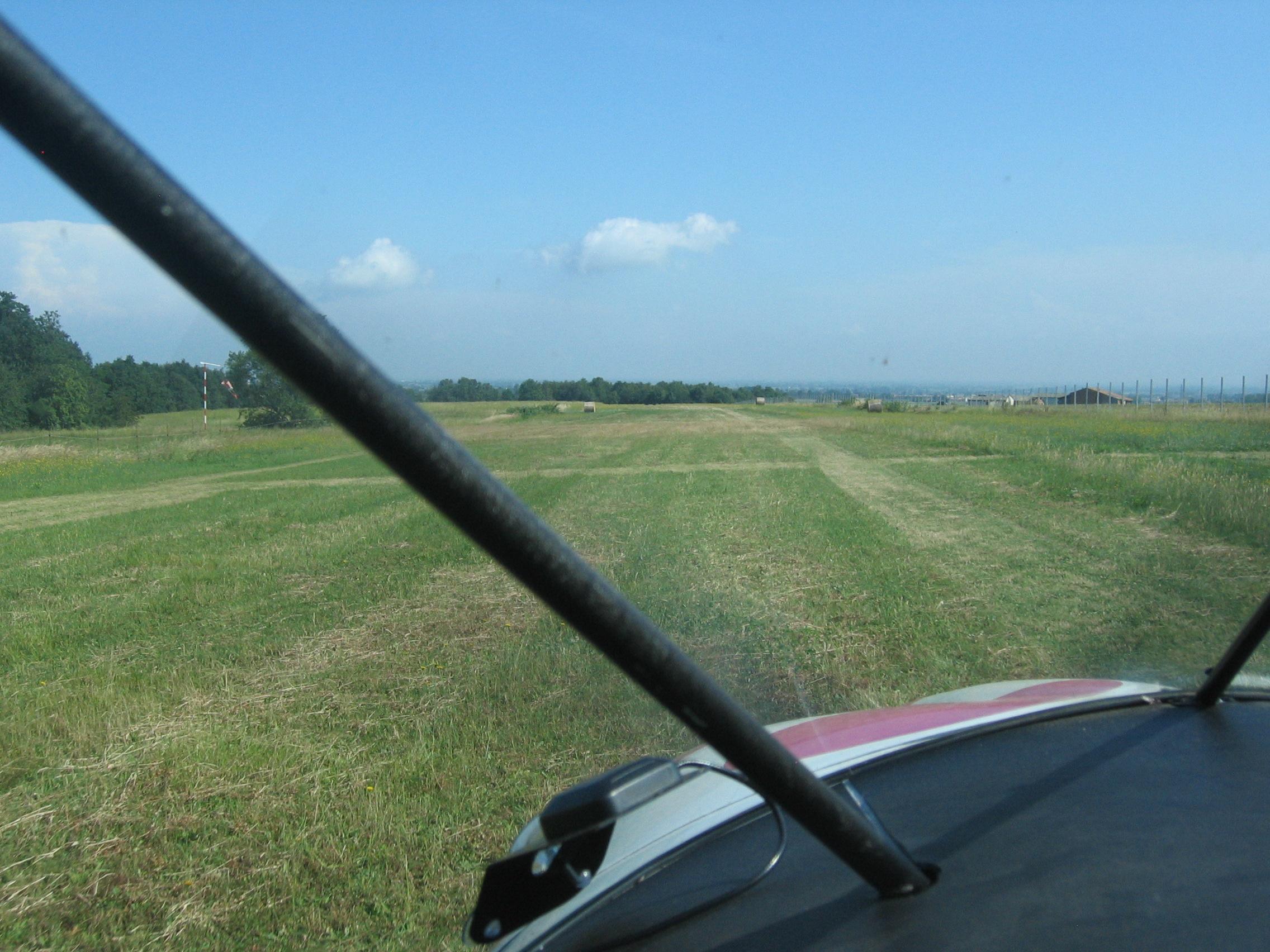 the airfield