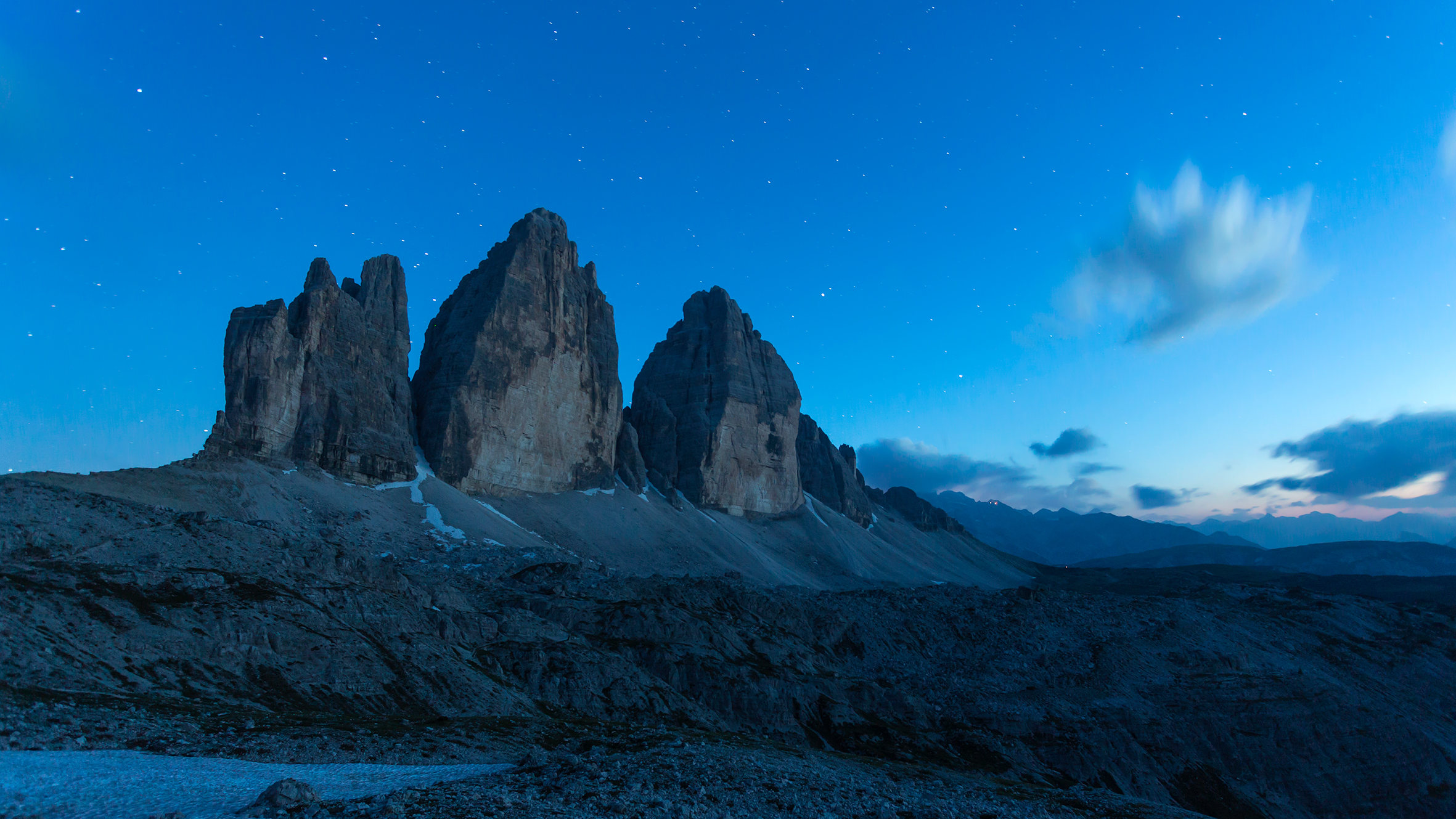 First stars on the 3 Peaks