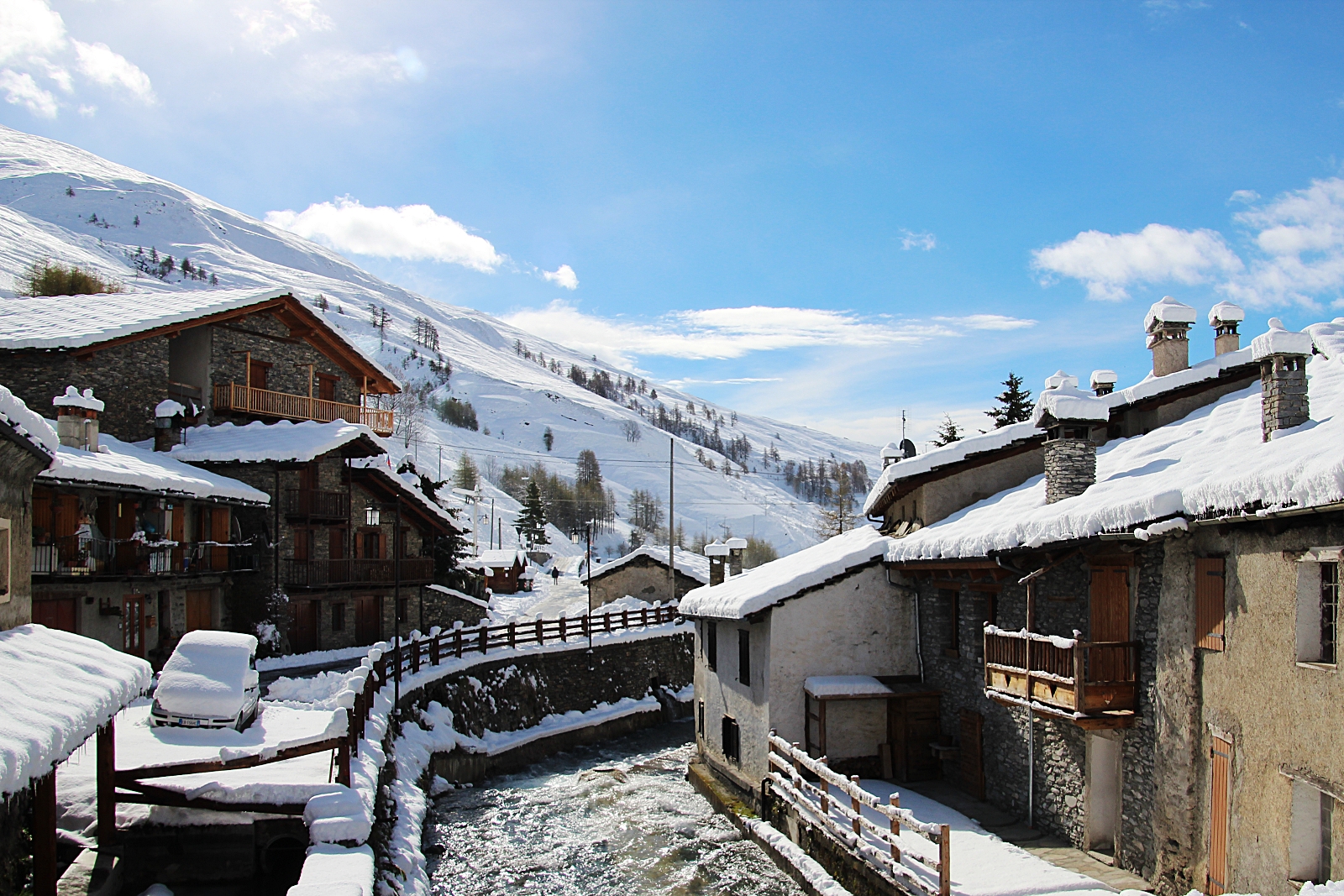 The snow ... not to forget