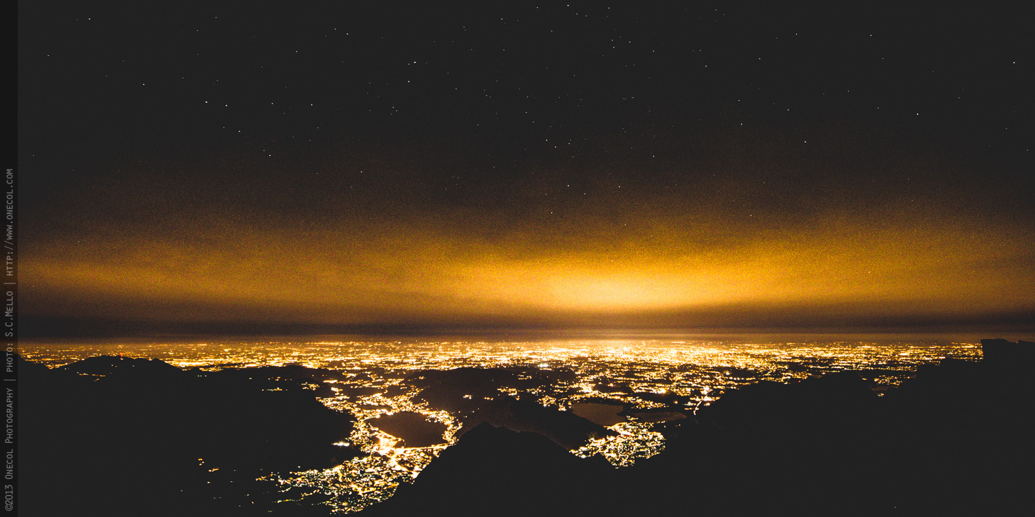 Inquinamento luminoso sulla Lombardia