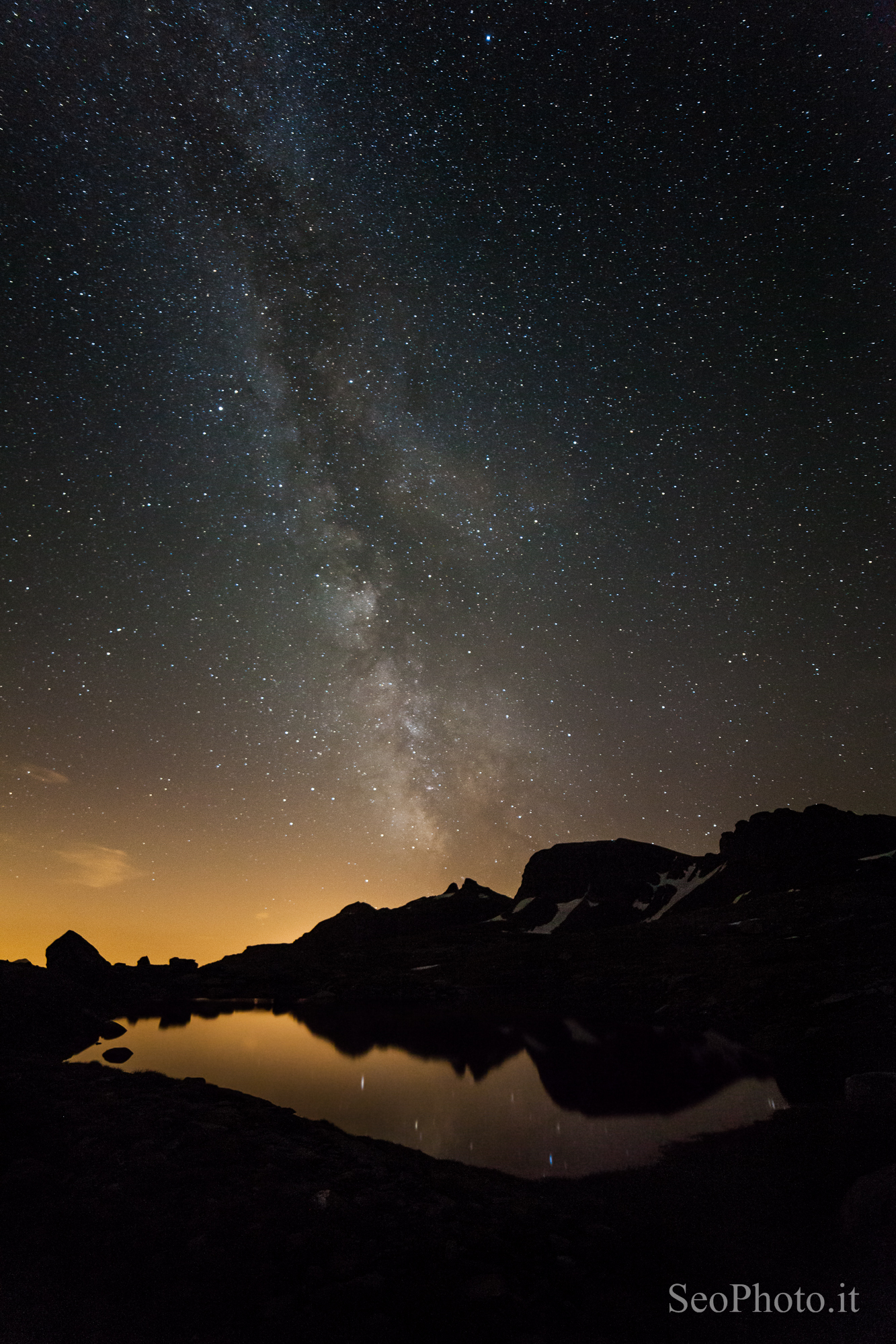 Prima via lattea ai laghi Busin