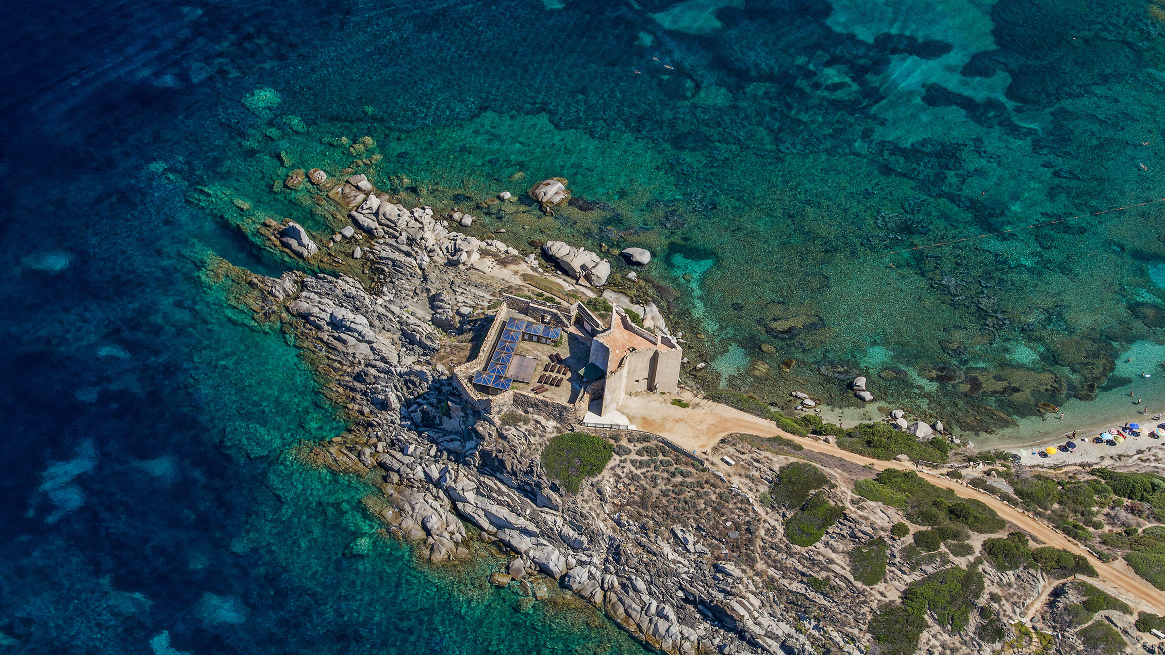 Fortezza Vecchia - Villasimius (veduta aerea)