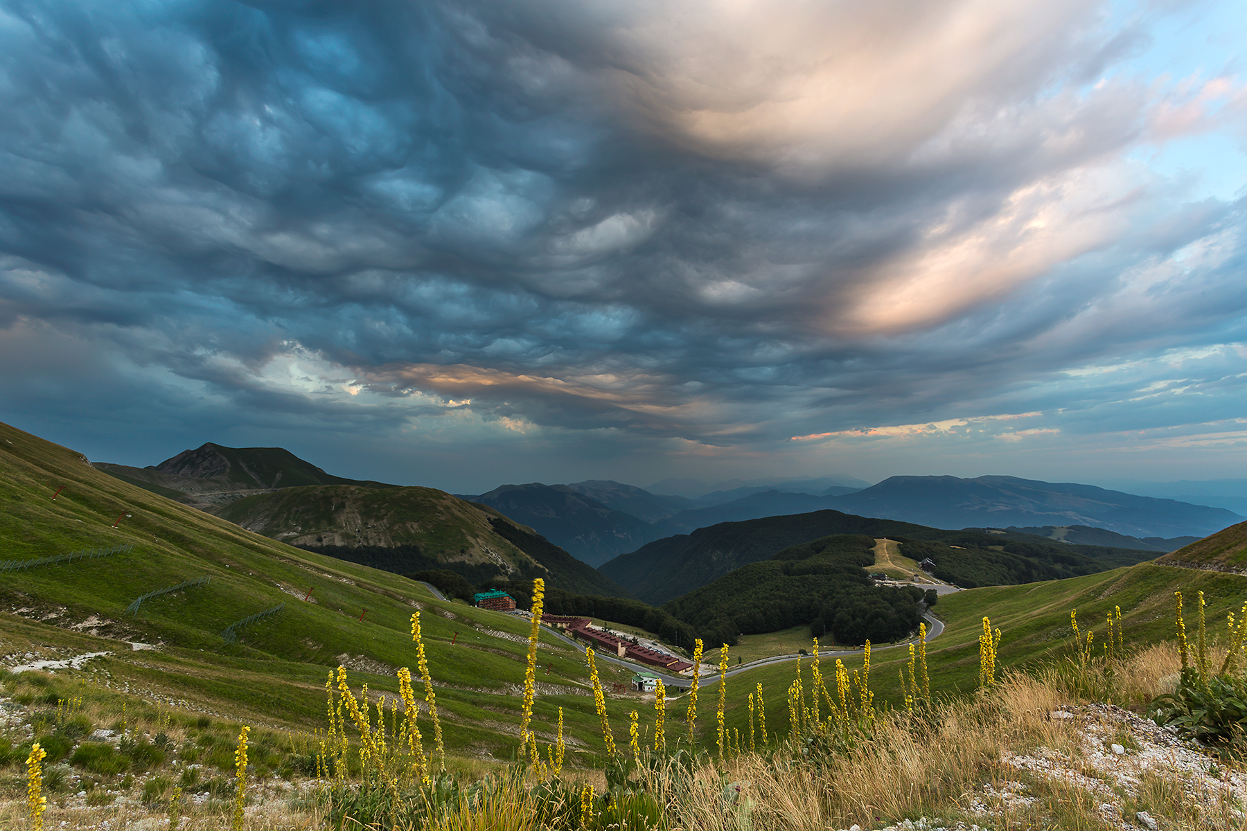 Terminillo, mountains and sky
