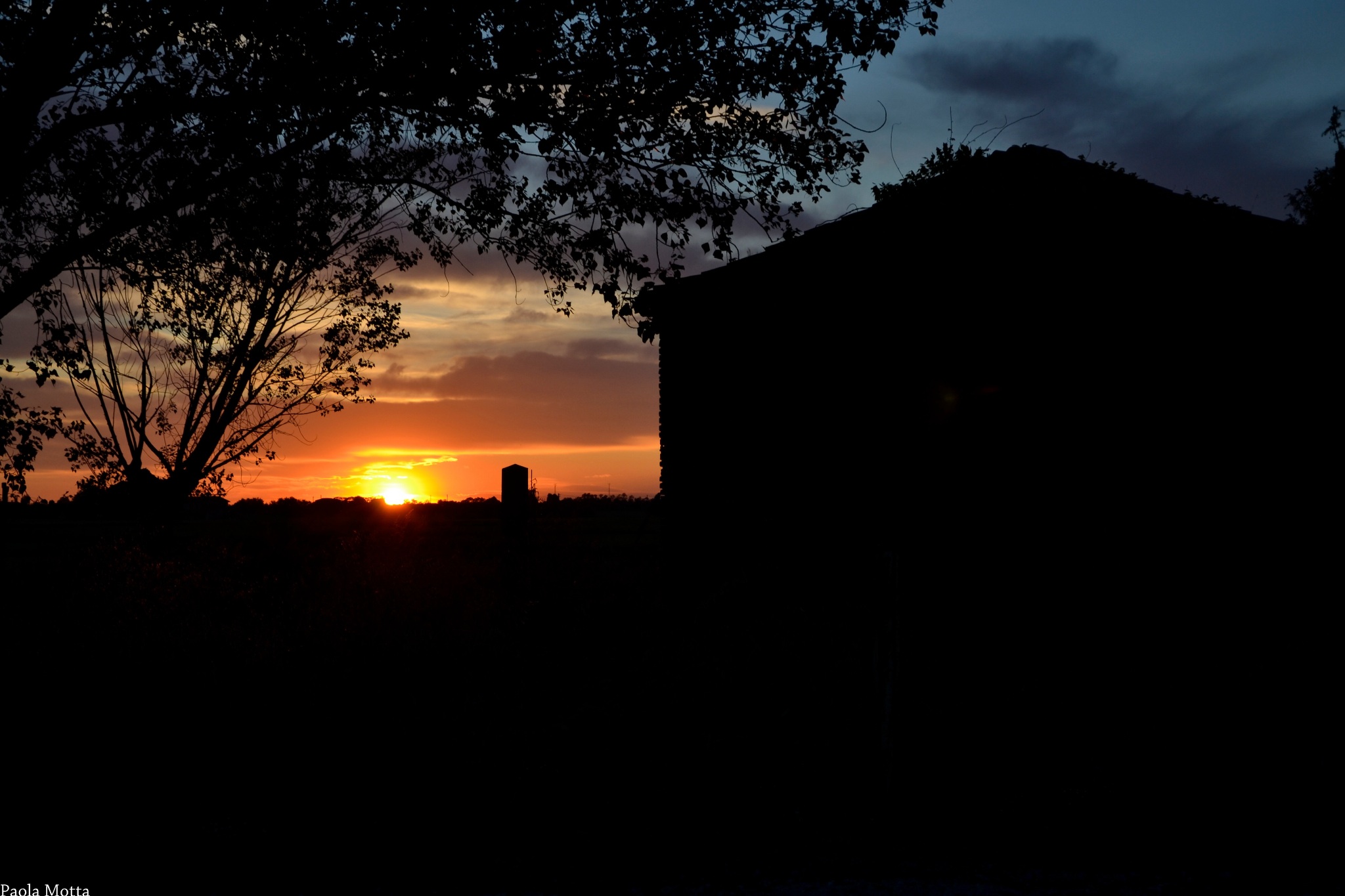 Massa Fiscaglia - campagna al tramonto