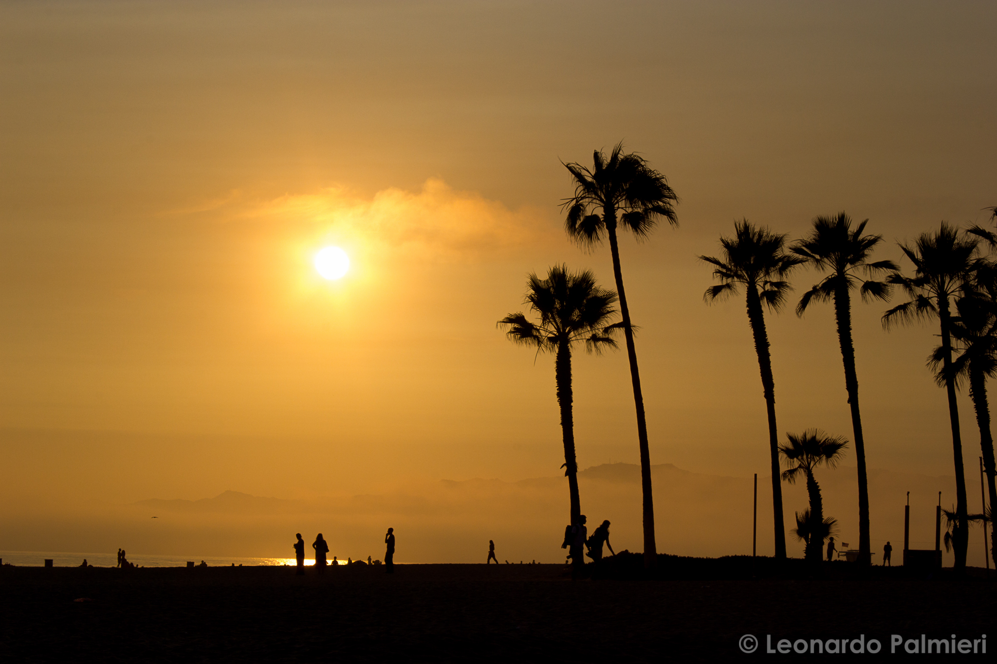 Tramonto a Venice Beach