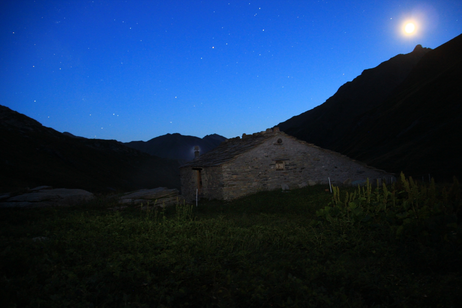 Evening at the cabin