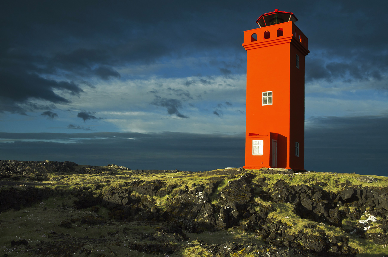 Islanda. faro di Ondveroarnes