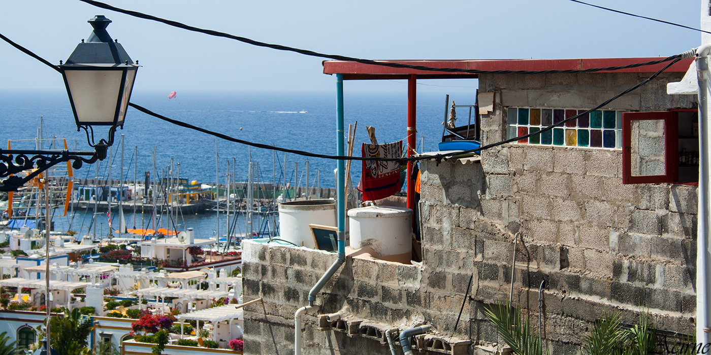 veduta panoramica Puerto de Mogàn