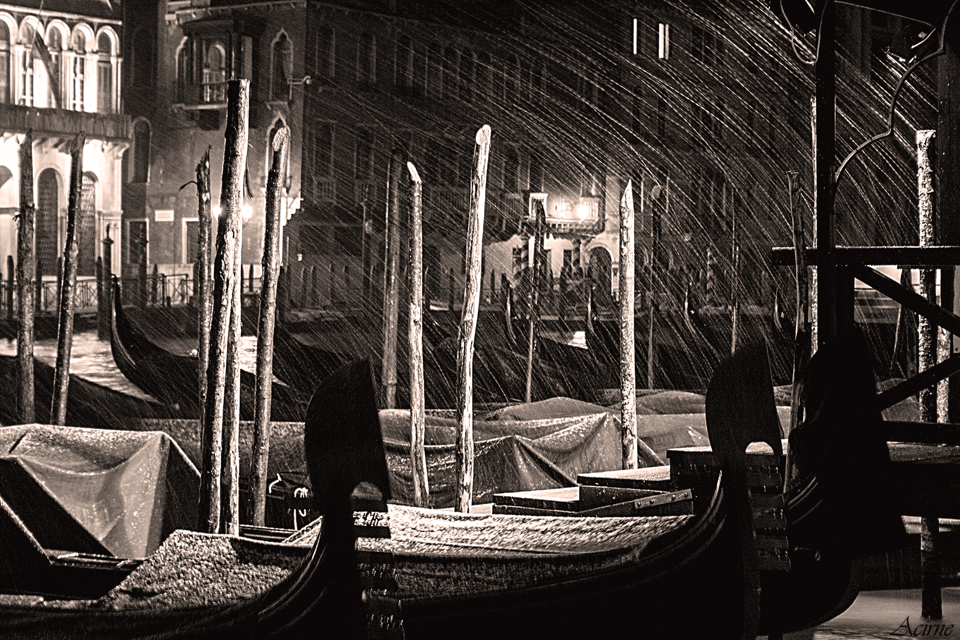 Venezia sotto la neve