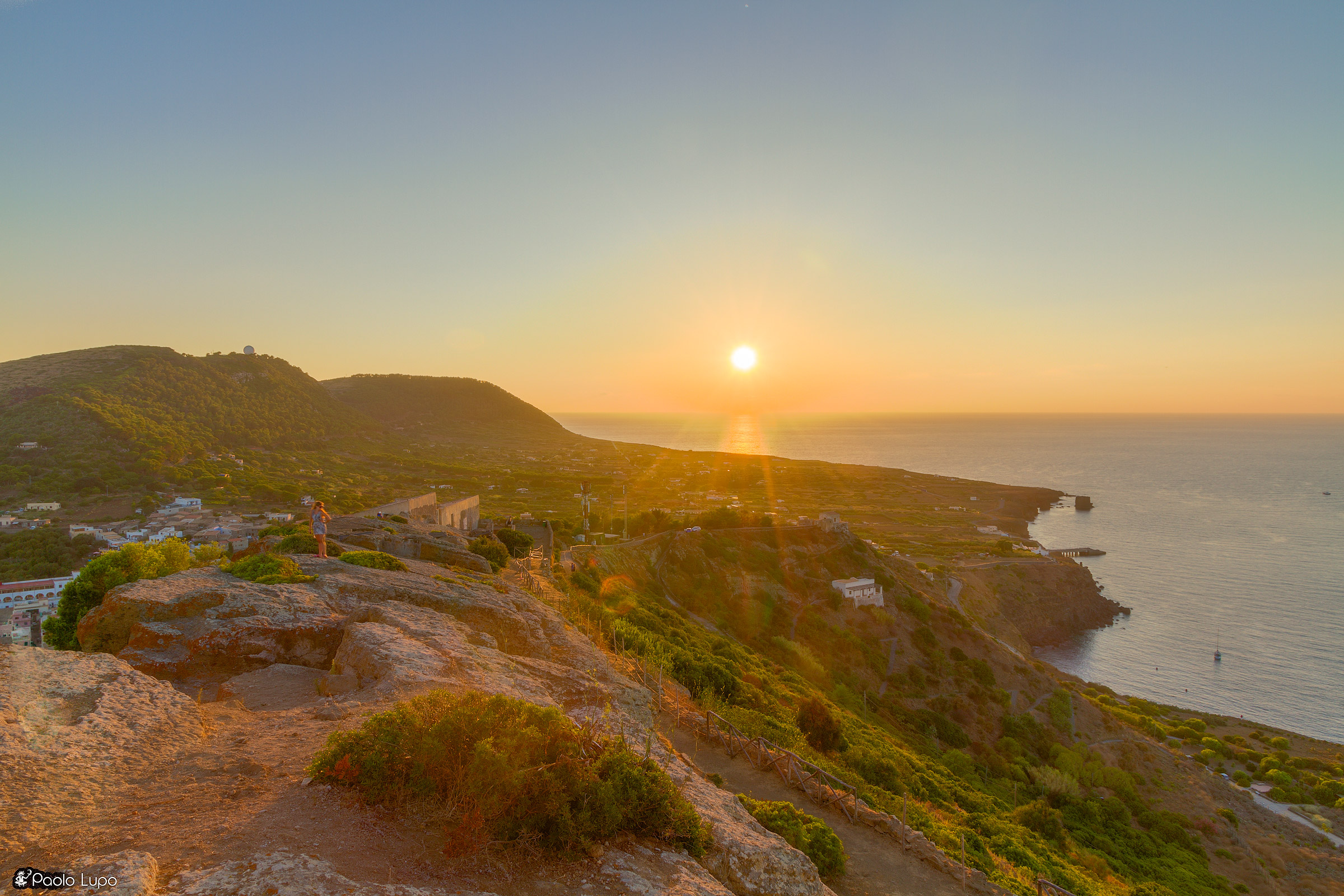 Tramonto dalla falconiera - Ustica