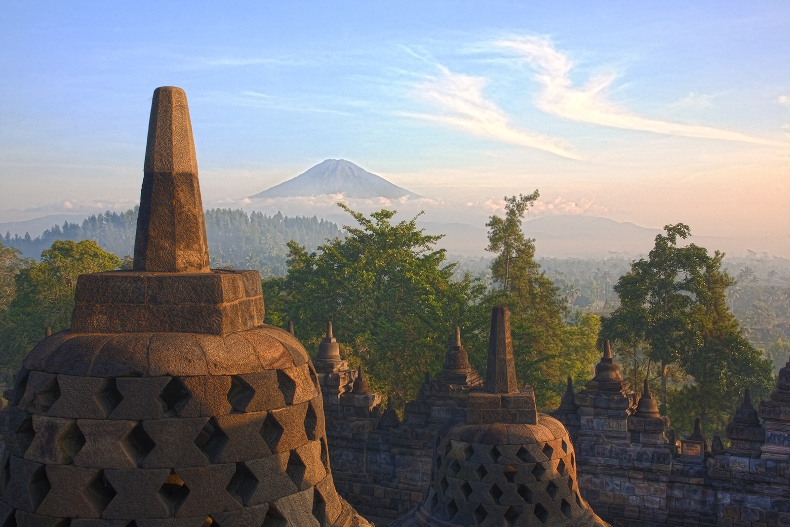 Sunrise at Borobudur