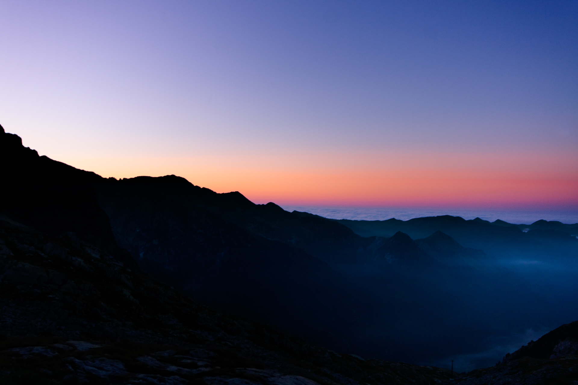 alba dal rifugio titasecchi