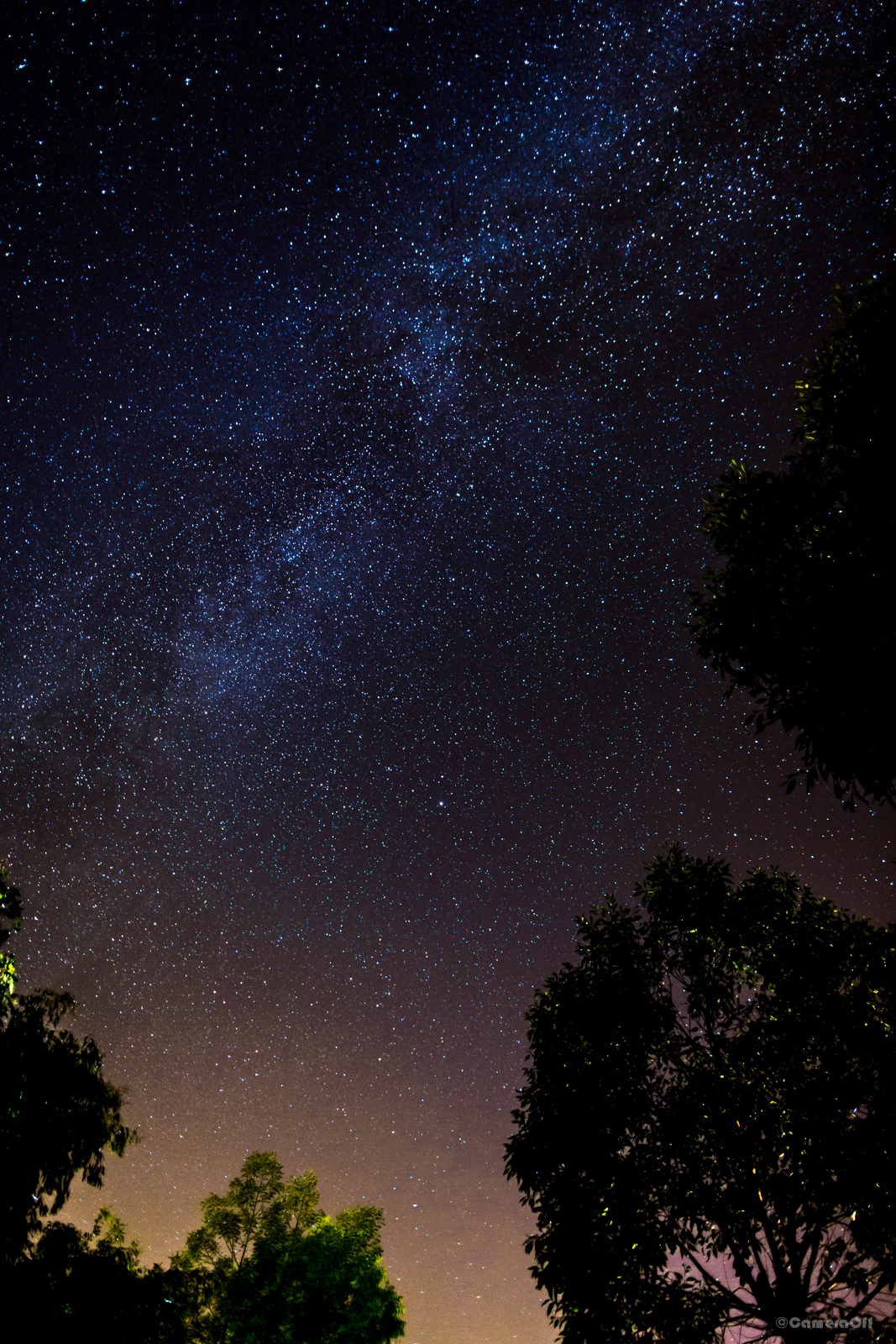 Via Lattea dal campeggio in Algajola - Corsica
