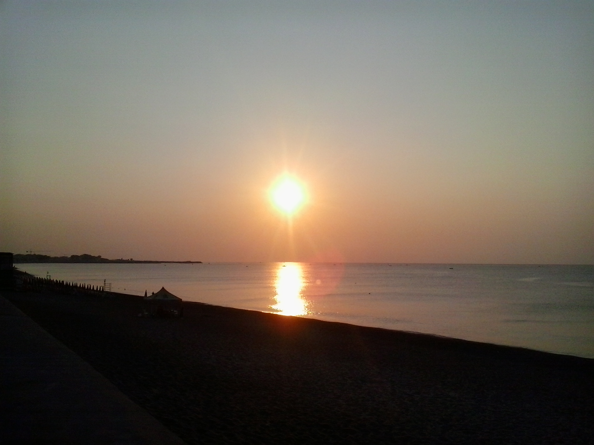 Sunrise on Catanzaro Lido