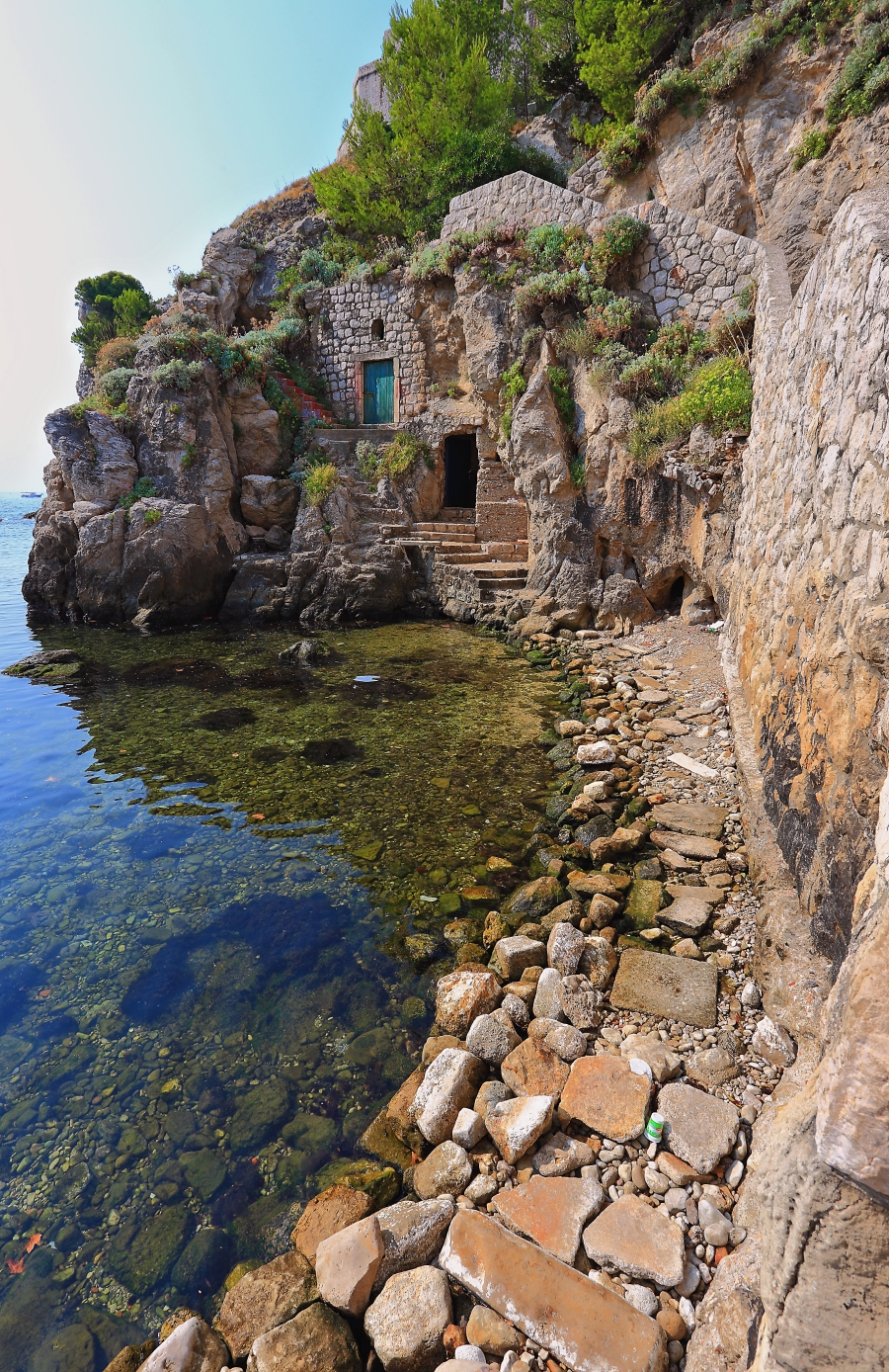 A corner of the port of Dubrovnic