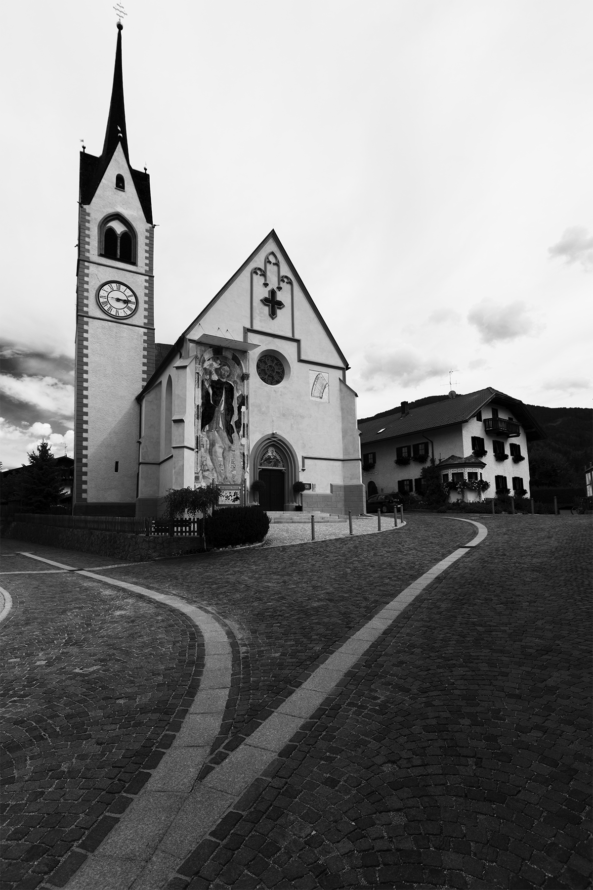 Oberolang (bz) - Typical church in South Tyrol
