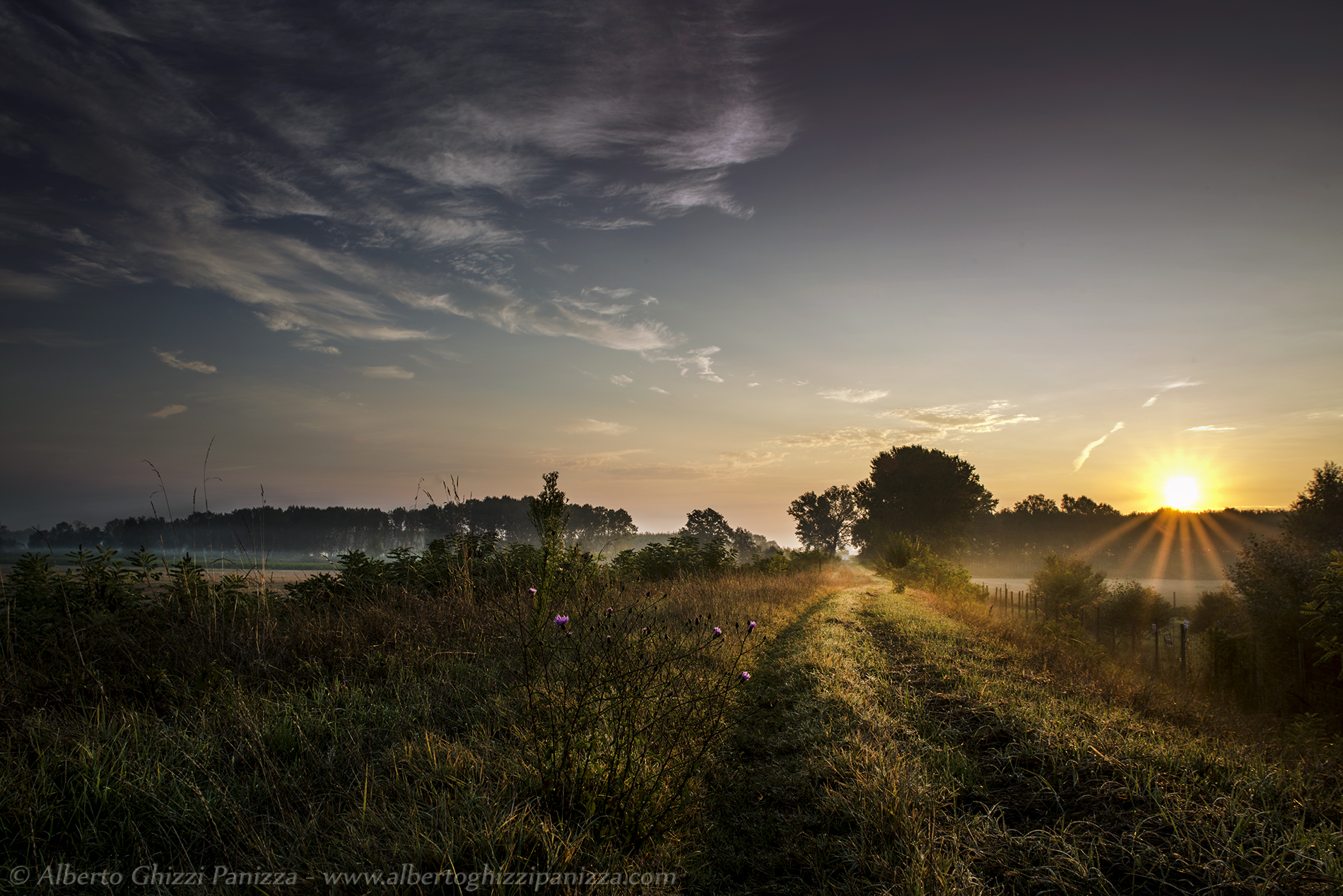 Alba sui luoghi delle mie macro