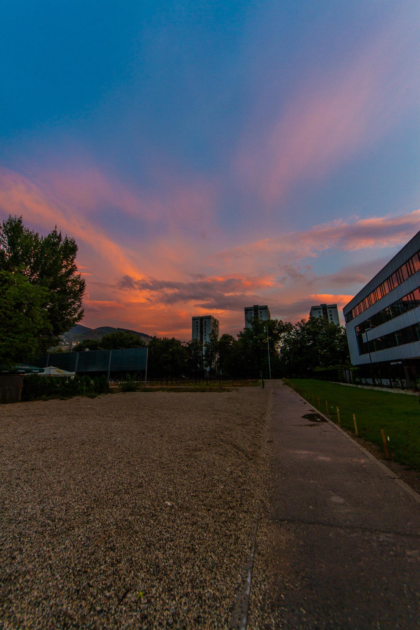 Snset in Sarajevo