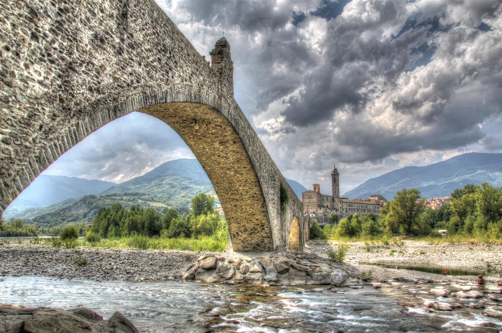 Bobbio : Ponte Gobbo - Hdr