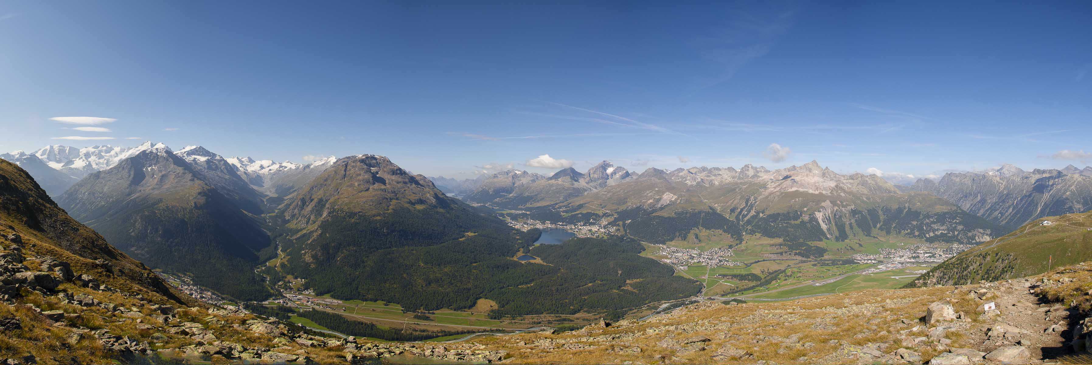 Engadine view from Chamanna Segantini