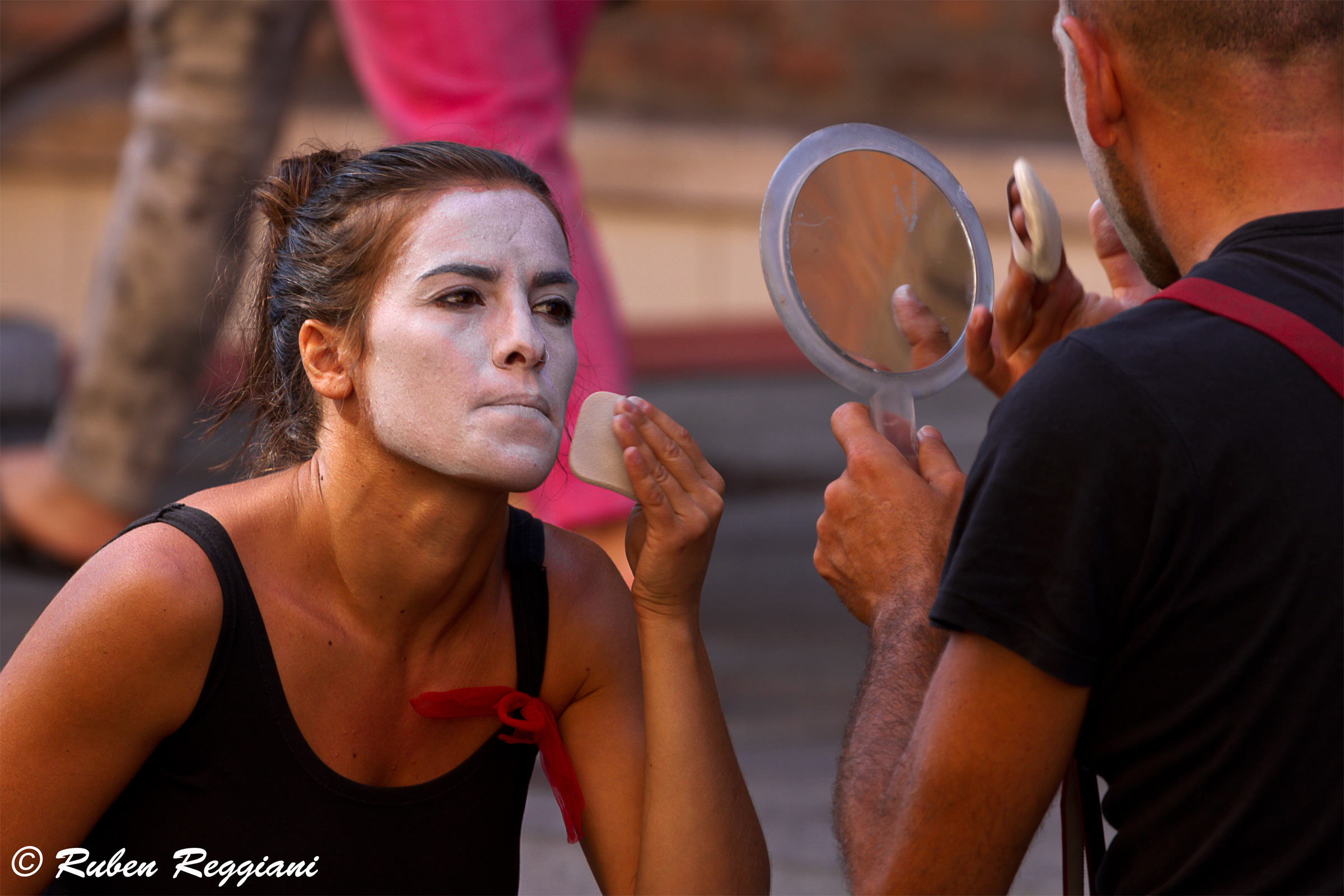 Shortly before the show