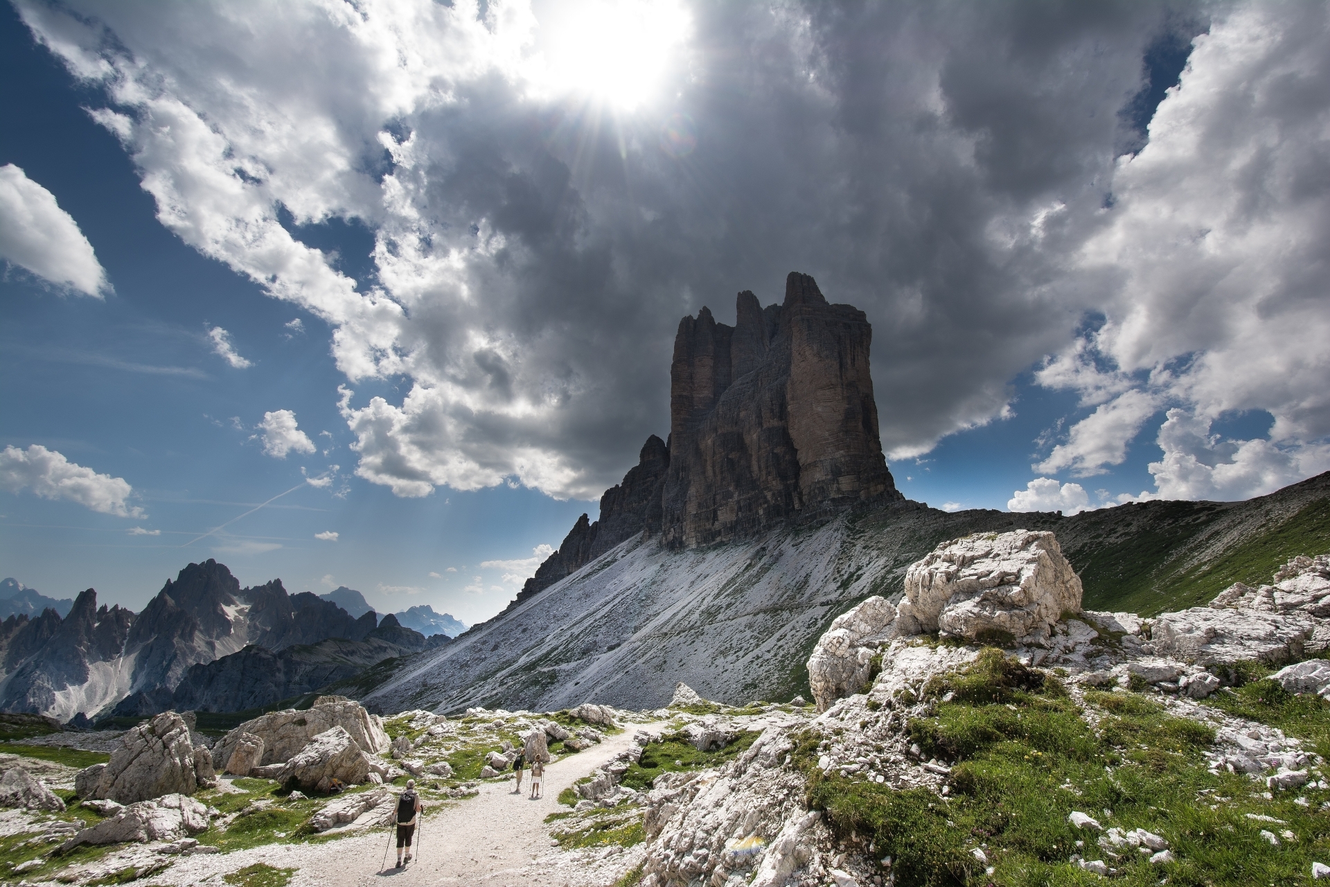 Three peaks lavaredo