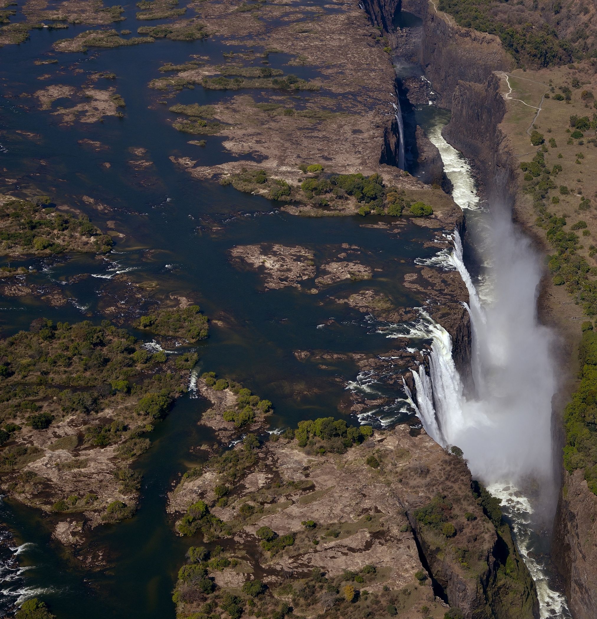 zambesi river e Victoria falls