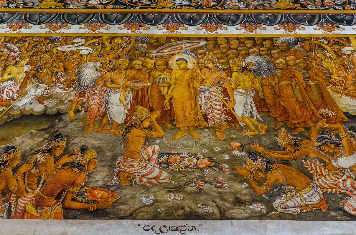 Sri Lanka - Temple Wall Painting