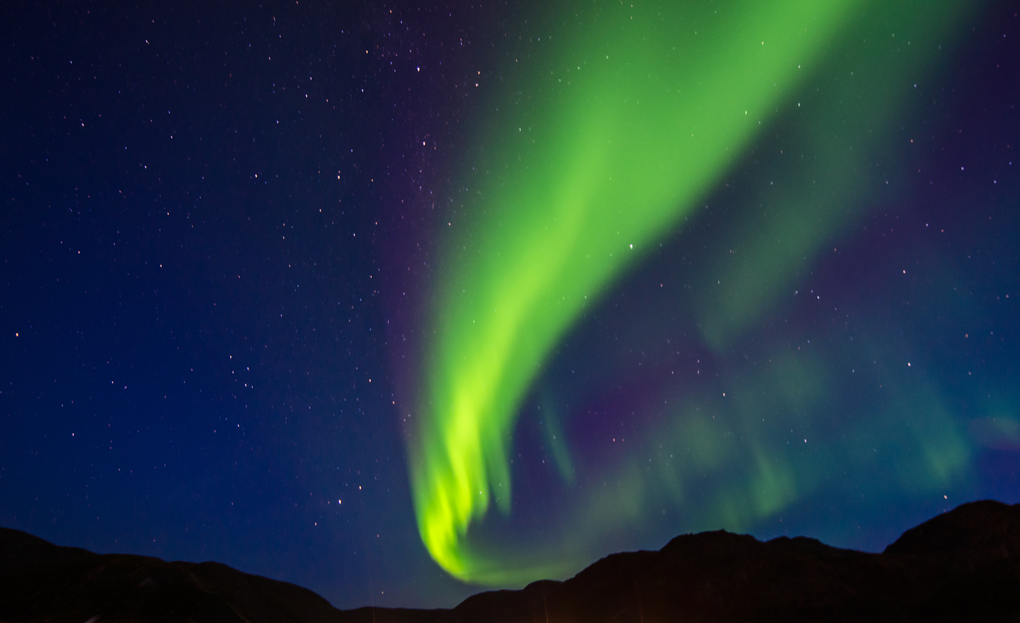 Aurora Borealis over the North Cape version 2