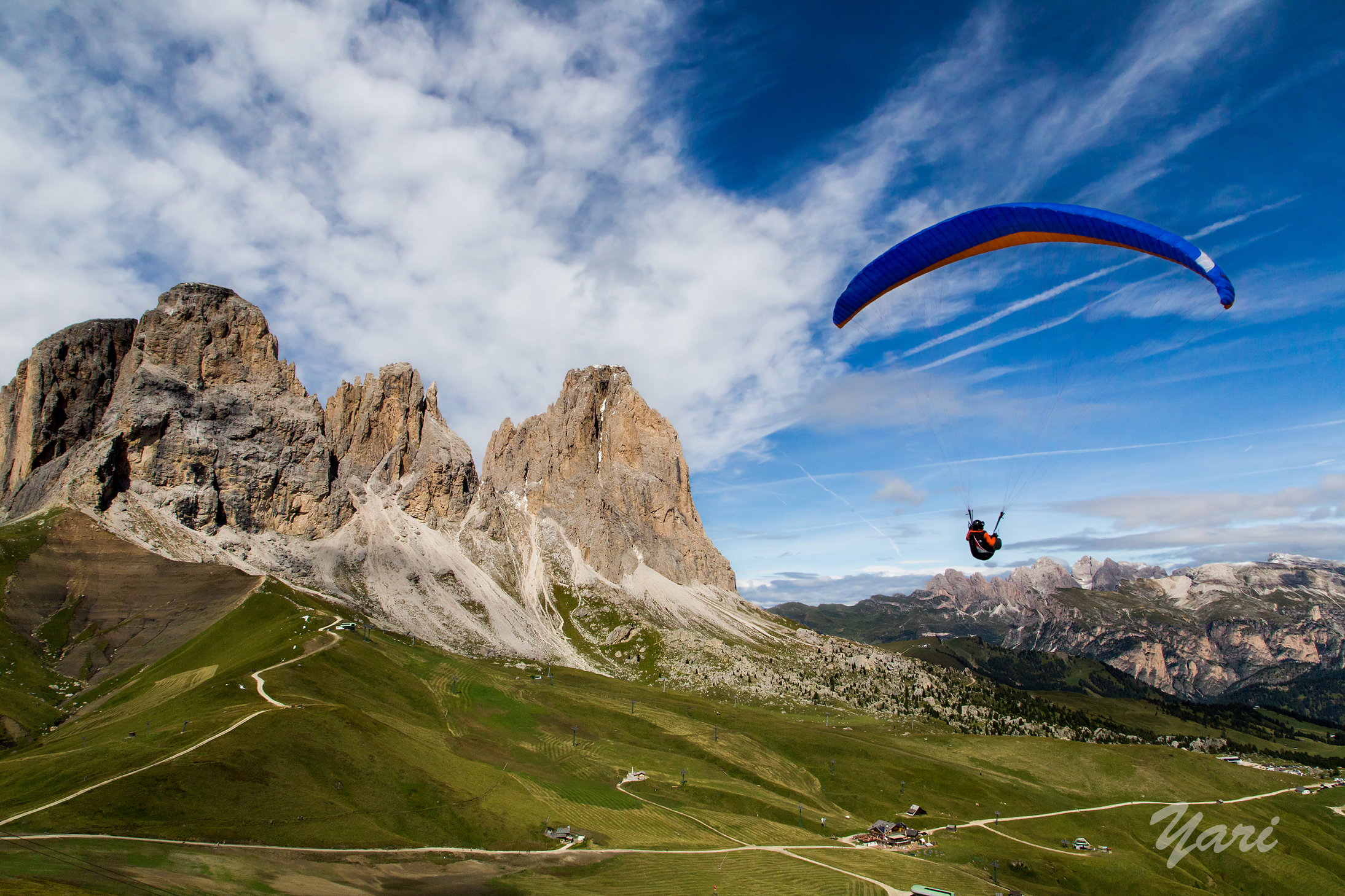 Volo in 1° classe per le Dolomiti