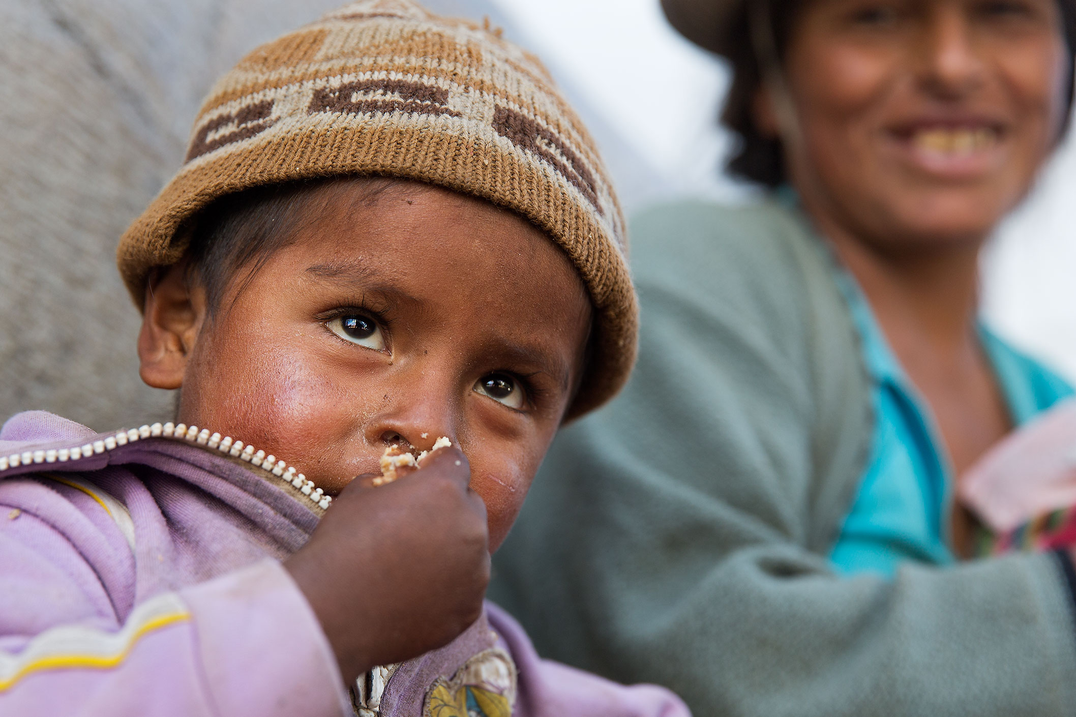 Small Bolivian with Mom