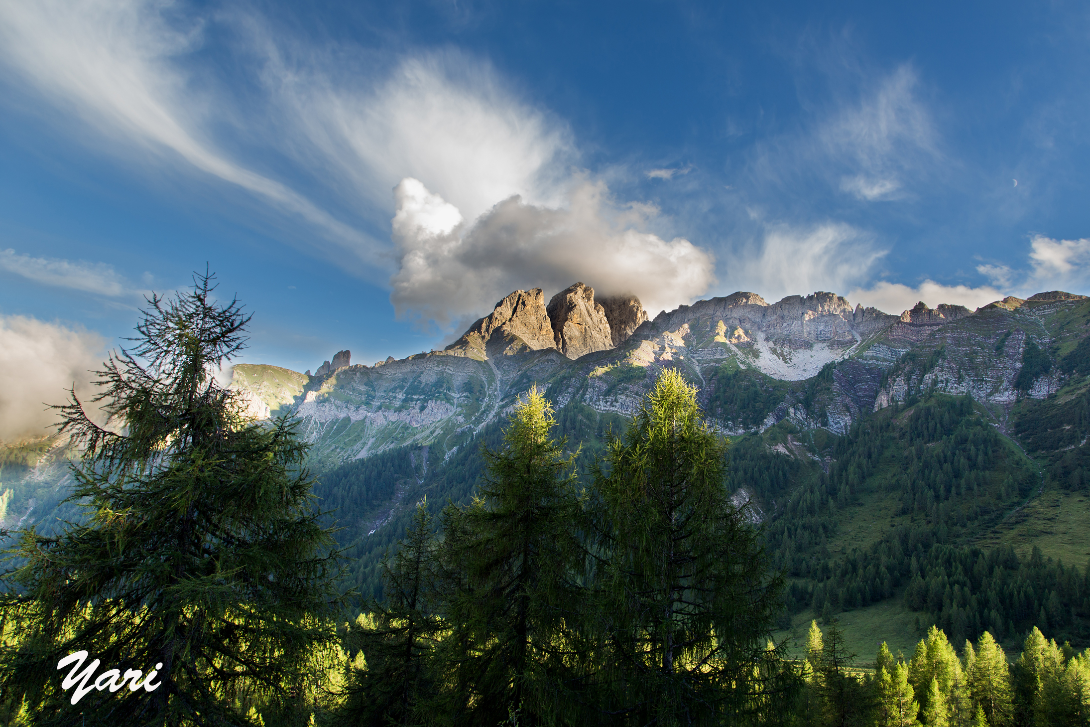 Dolomites, the clouds will surround