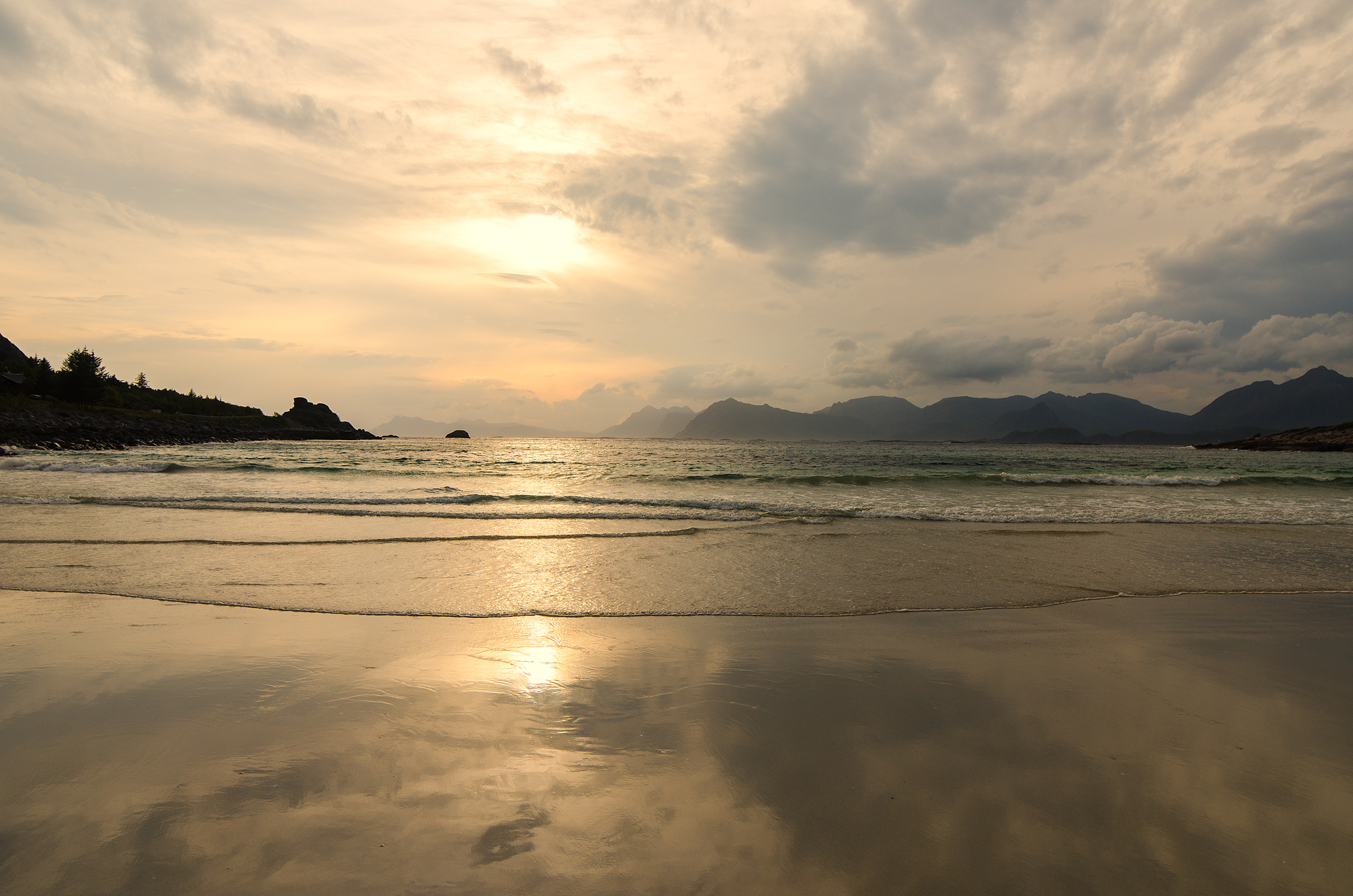 Close at sunset on Lofoten
