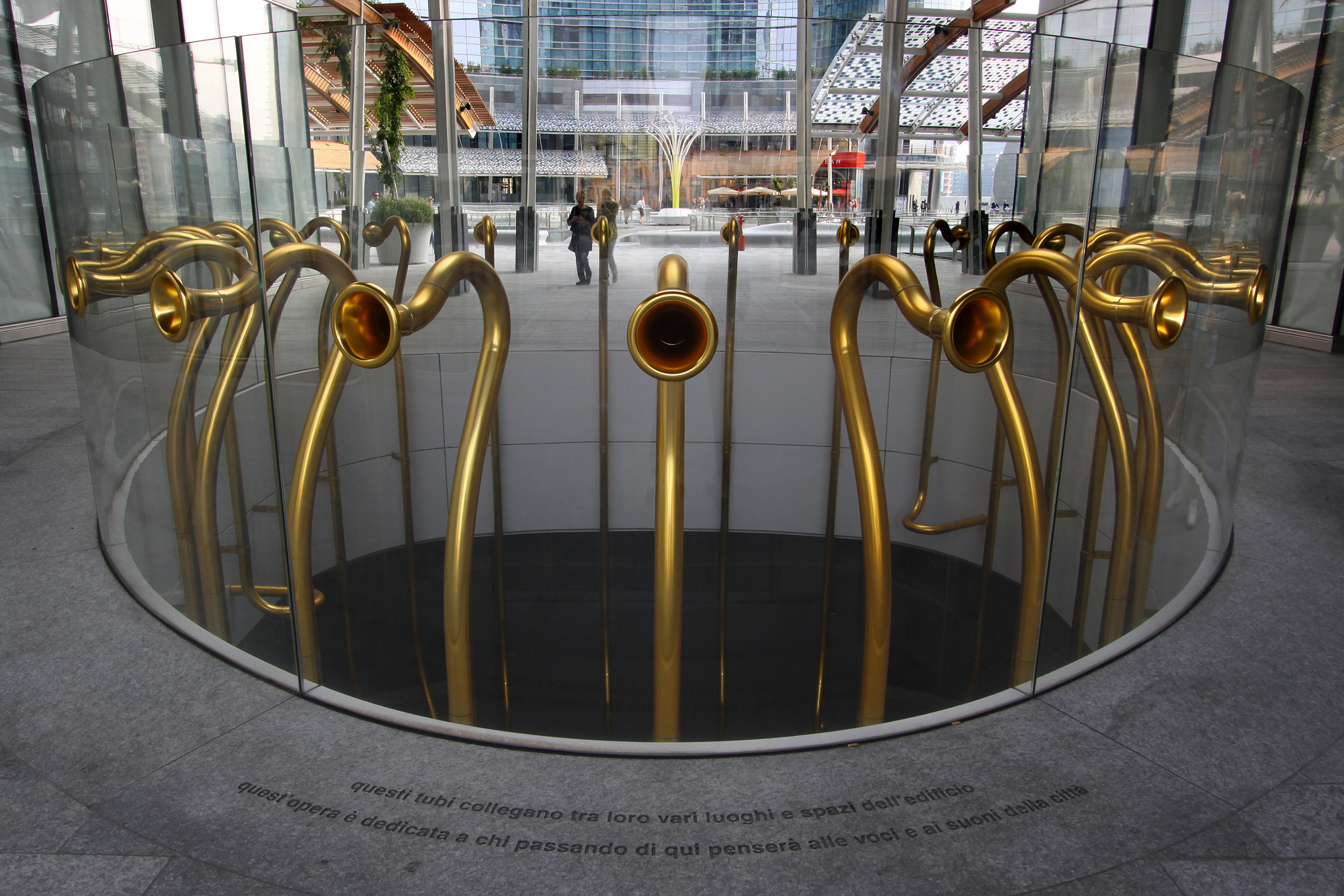 Istallazione sonora di Alberto Garutti