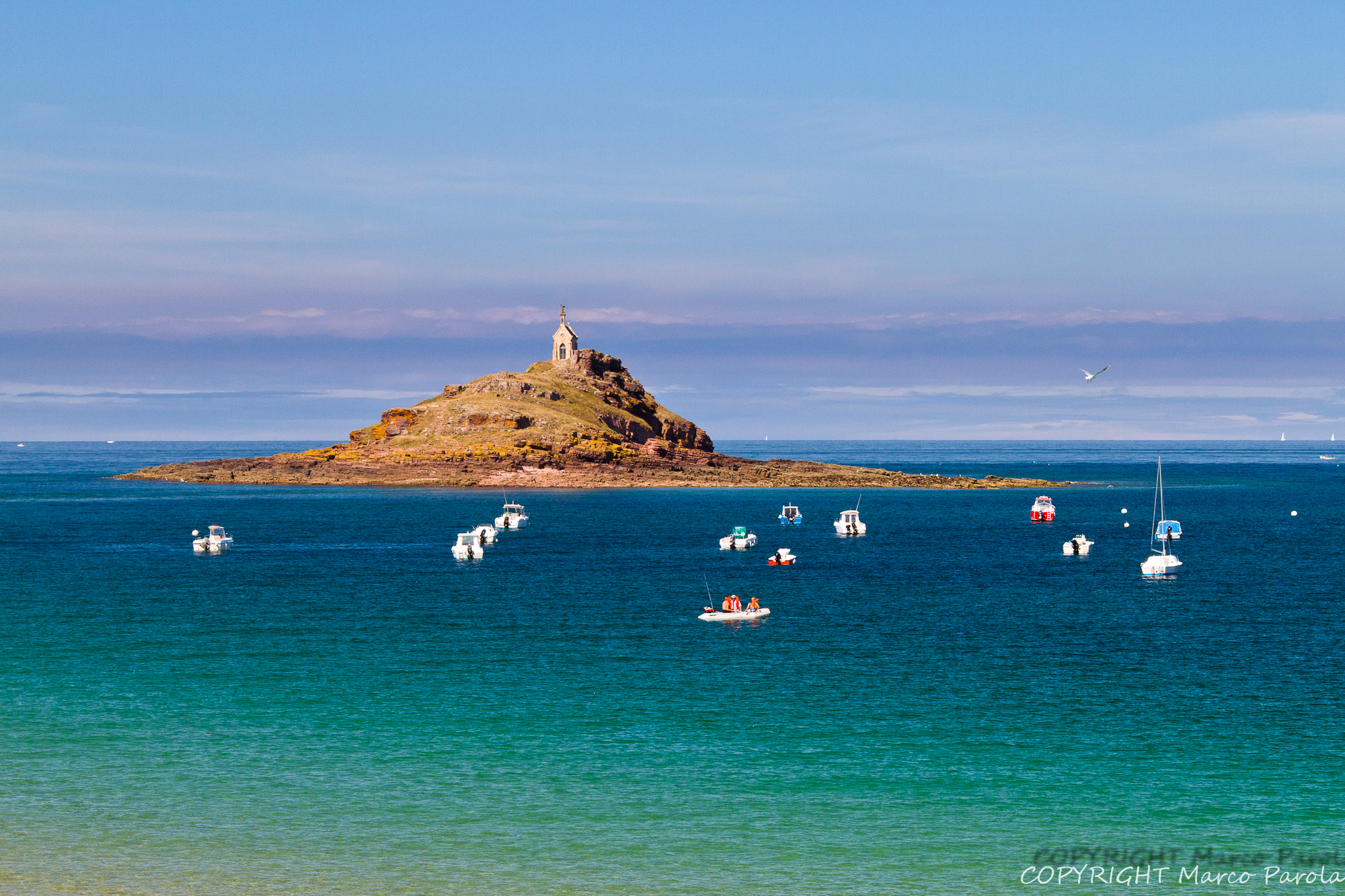 The colors of the sea