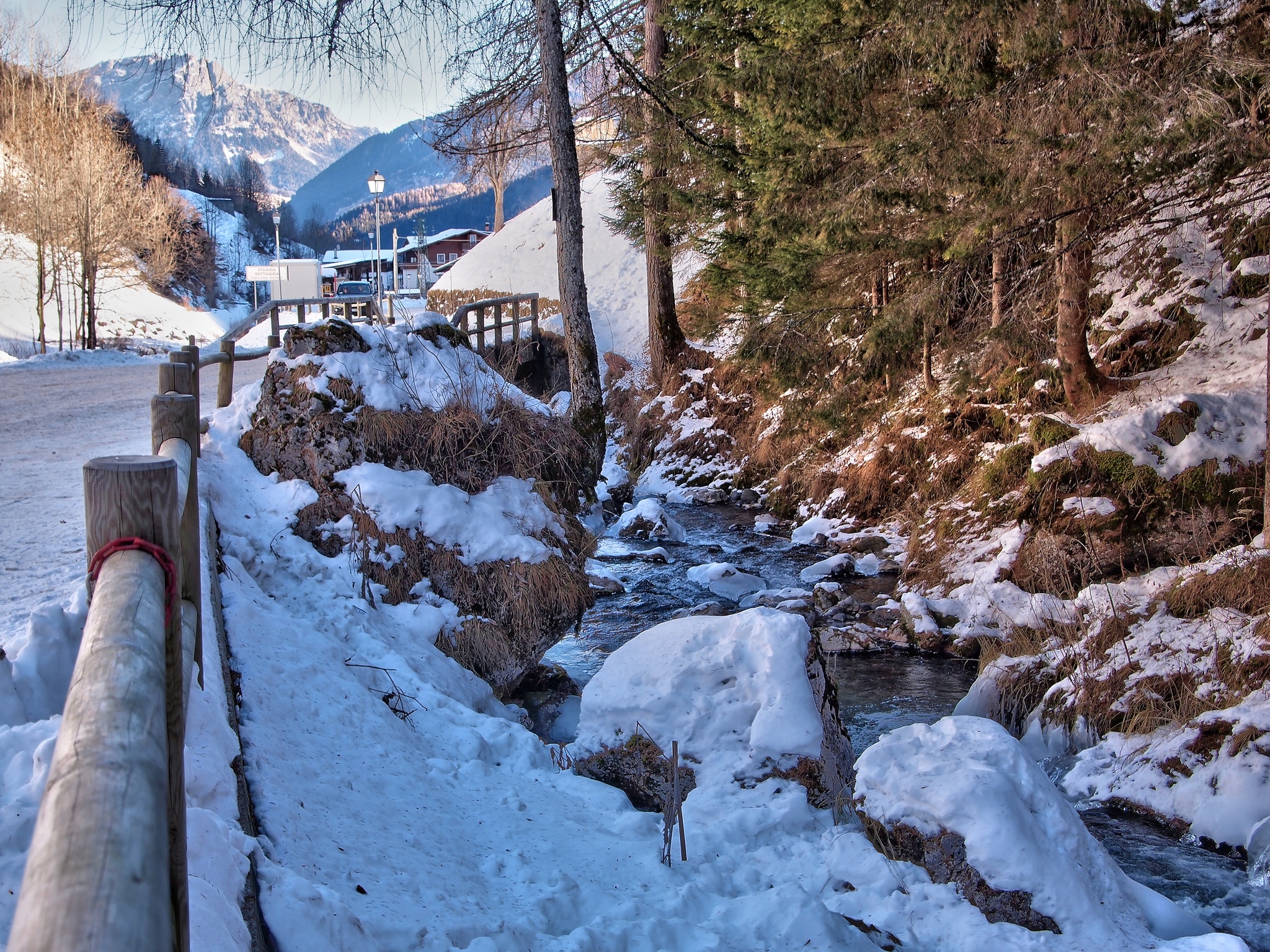 Serrai di Sottoguda - Verso il paese
