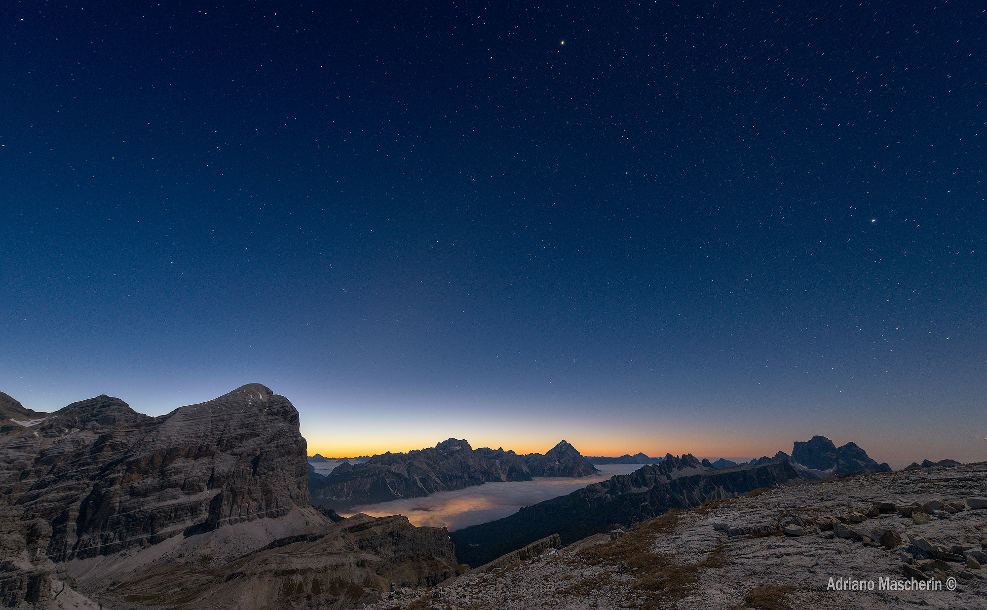 Aurora from Lagazuoi