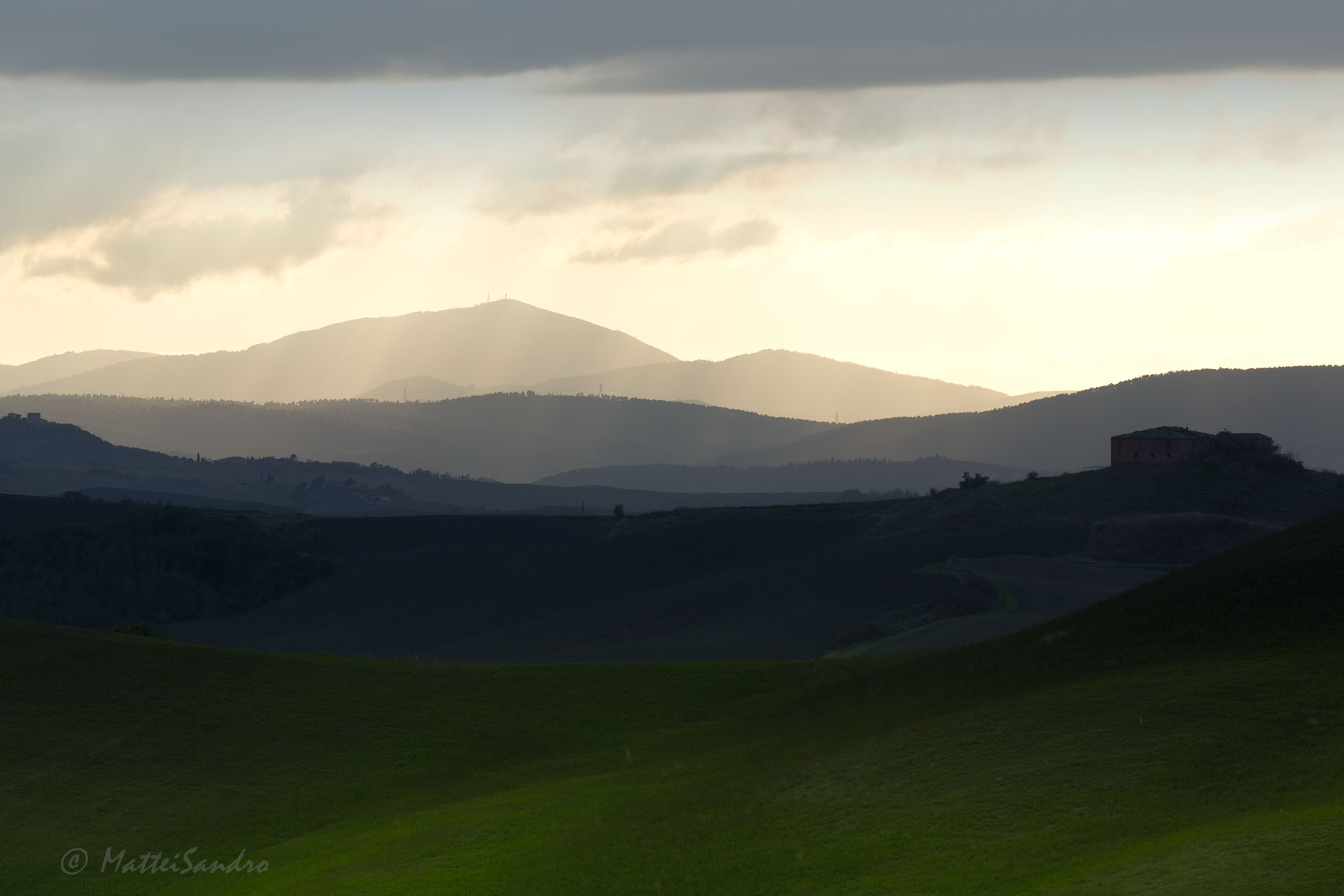 sunset in layers .....