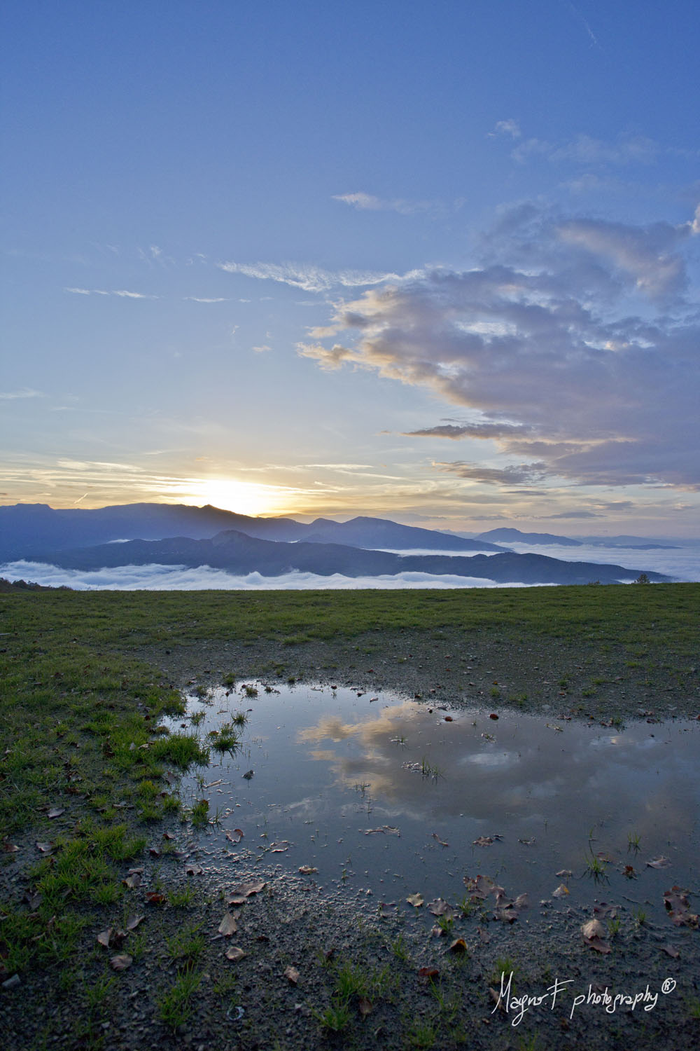 Tramonto a Montefiorino