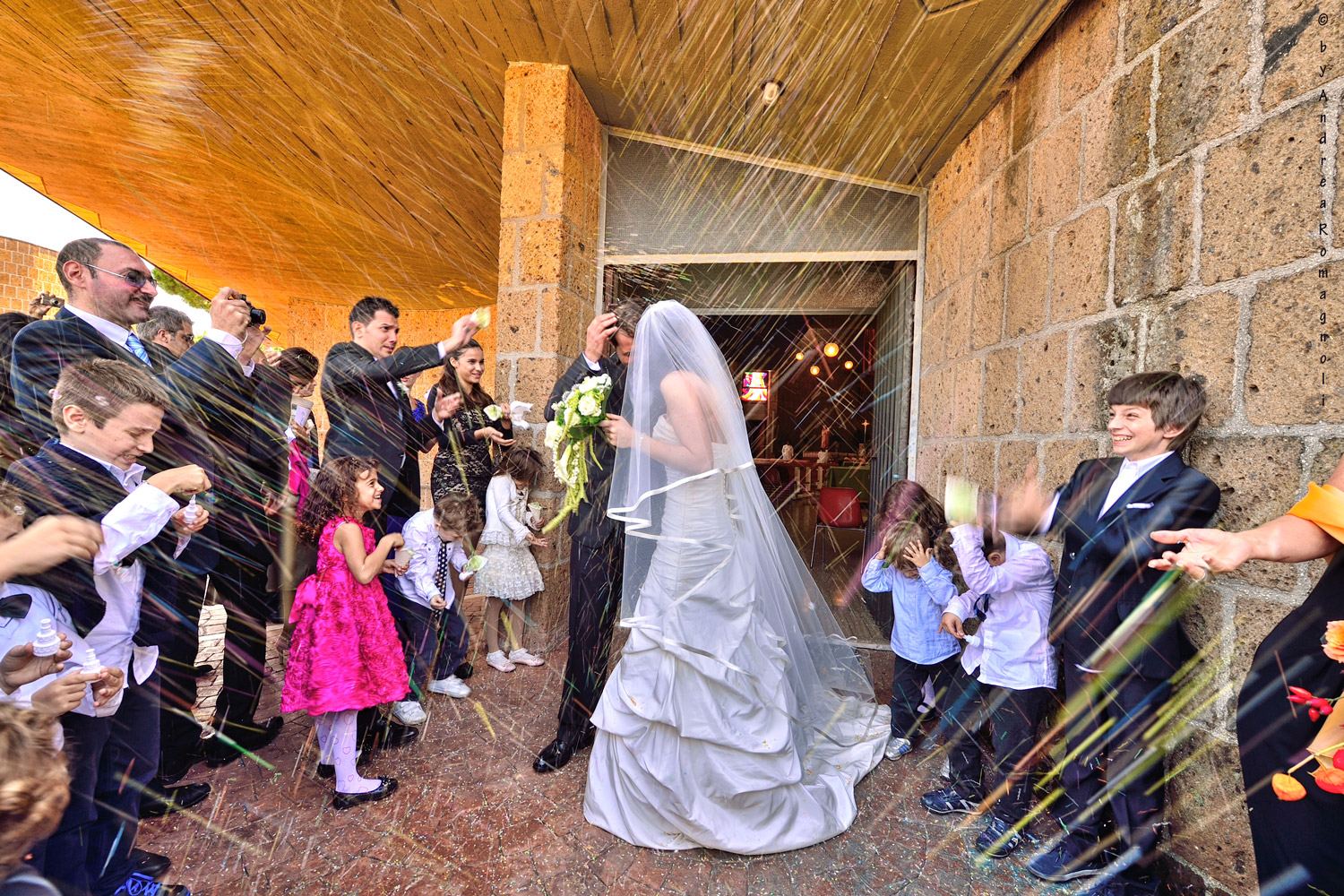 wedding in the moviment