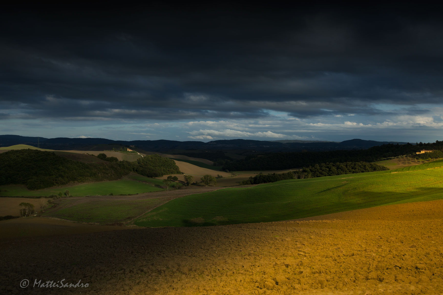 Last rays of sun before the storm