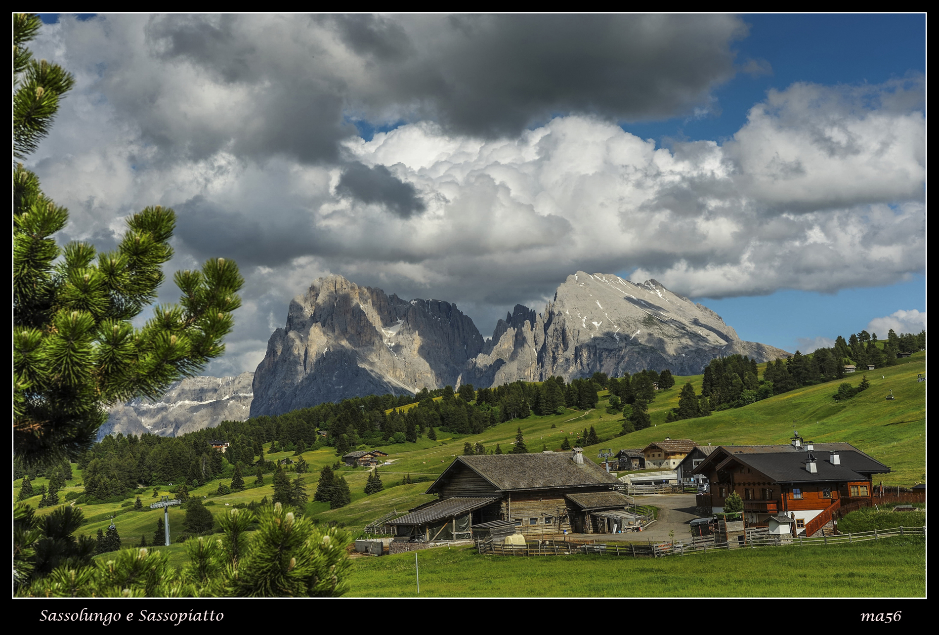 Alpe di Siusi - Sassolungo e Sassopiatto