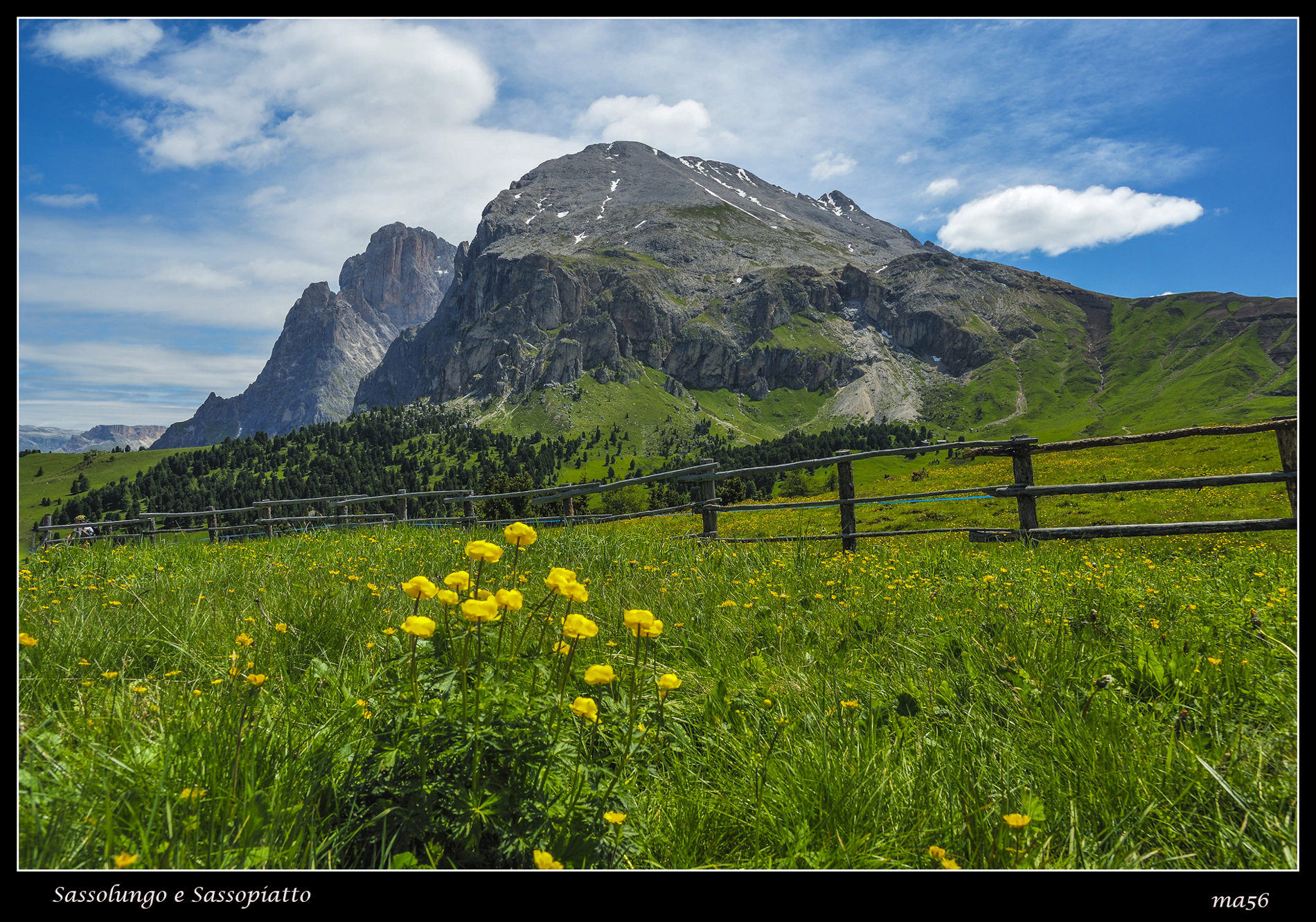 Alpe di Siusi - Sassolungo and Sassopiatto