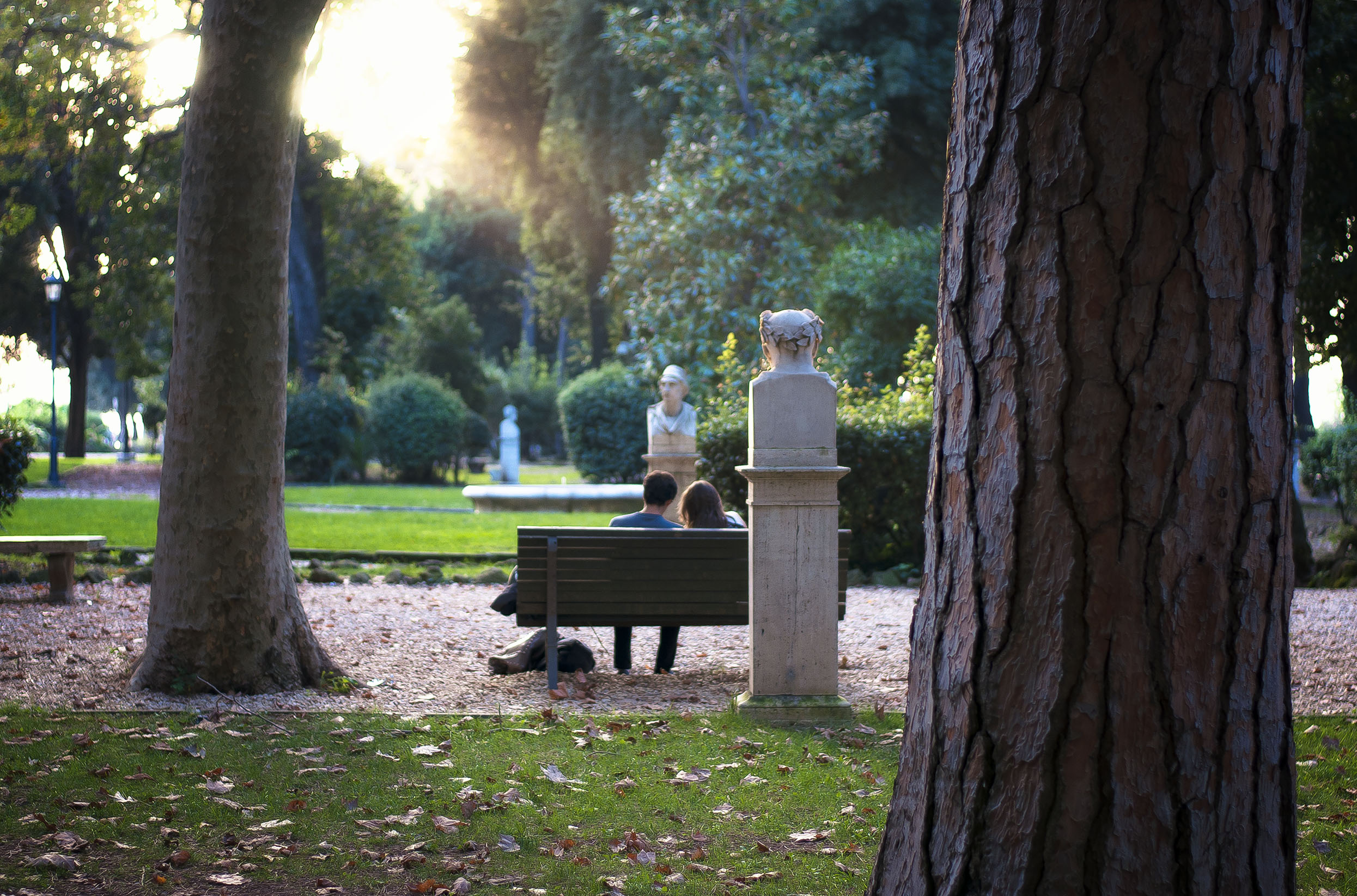 Innamorati al parco