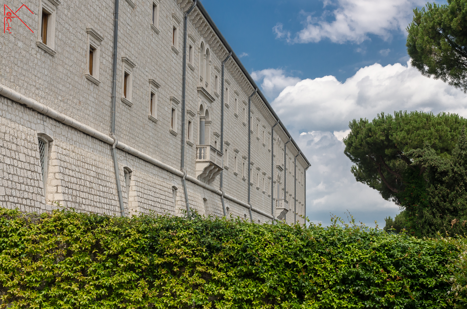 View from the main internal